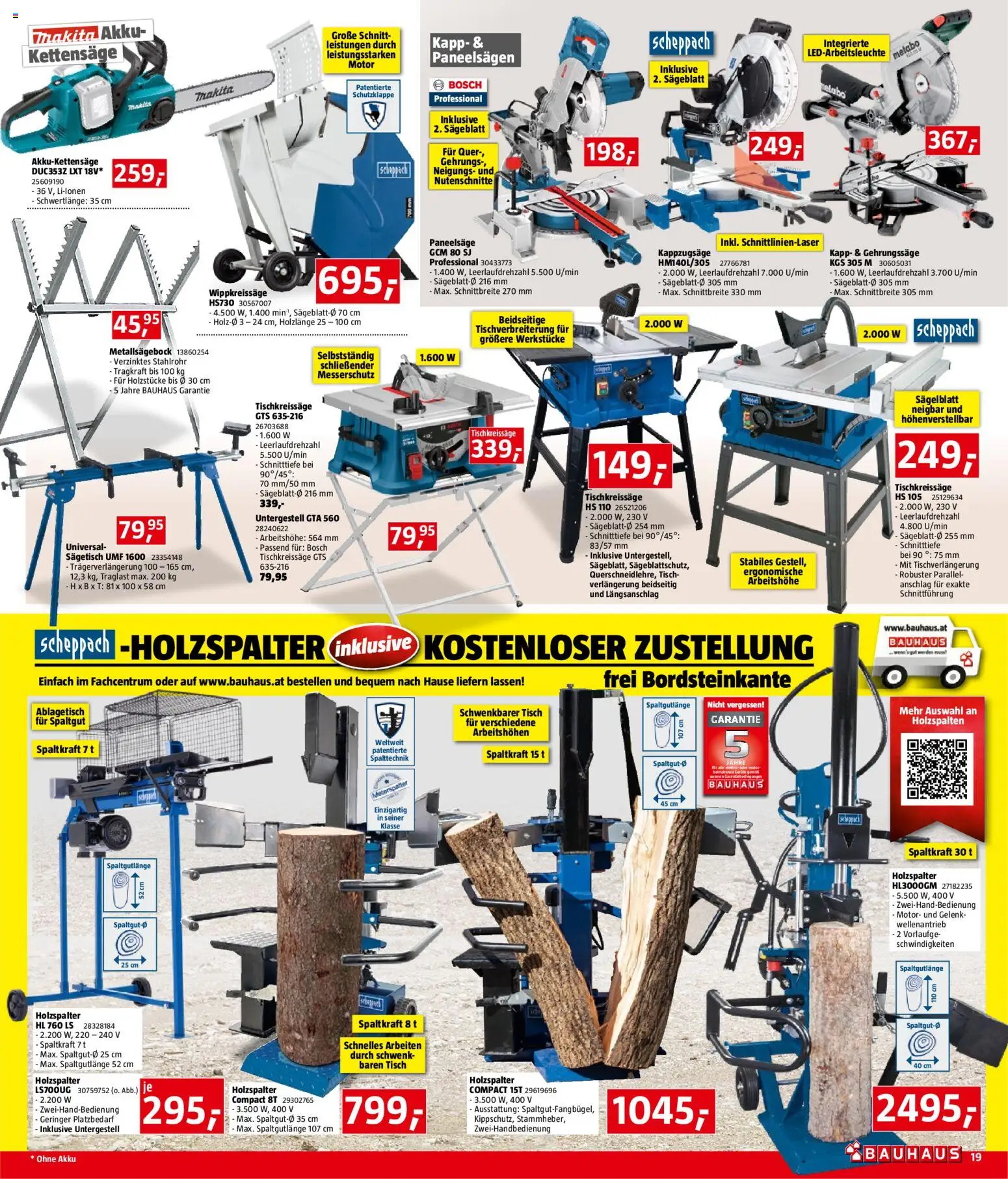 Bauhaus Prospekt aktuell gültig ab 05.11.2025 | Seite: 19 | Produkte: Tisch