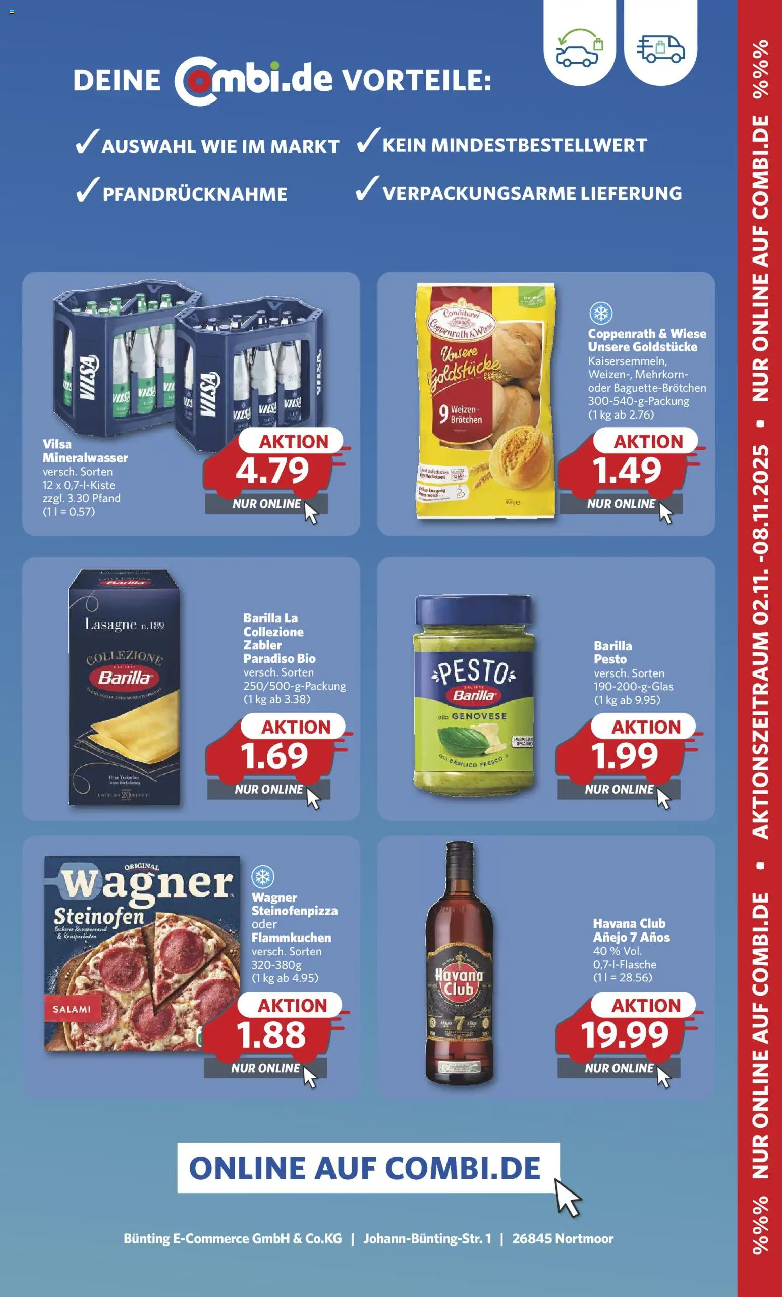 Combi - Black Friday – gültig ab 03.11.2025 | Seite: 29 | Produkte: Havana club, Barilla, Mineralwasser, Salami