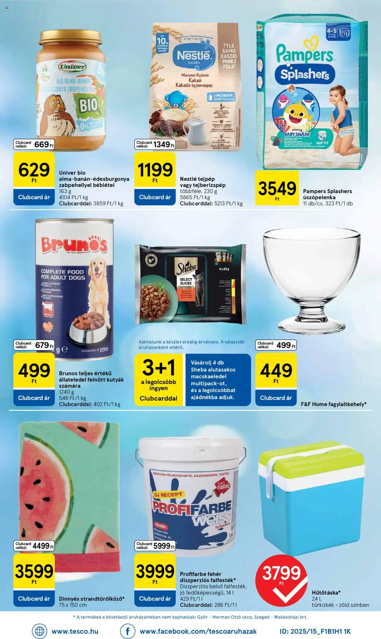 Tesco akciós ujság - amely érvényes a következő dátumtól: 05.06.2025 | Oldal: 8 | Termékek: Pampers, Macskaeledel, Bébiétel