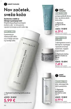 Oriflame katalog akcije – veljaven od 31.12.2025 | Stran: 102 | Izdelki: Maska, Piling, Micelarna voda, Voda