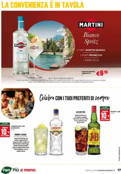 Anteprima del volantino PAM Occasioni Extra catalogo valido a partire dal 04.12.2025 | Pagina: 17 | Prodotti: Gin, Prosecco, Whisky, Limone