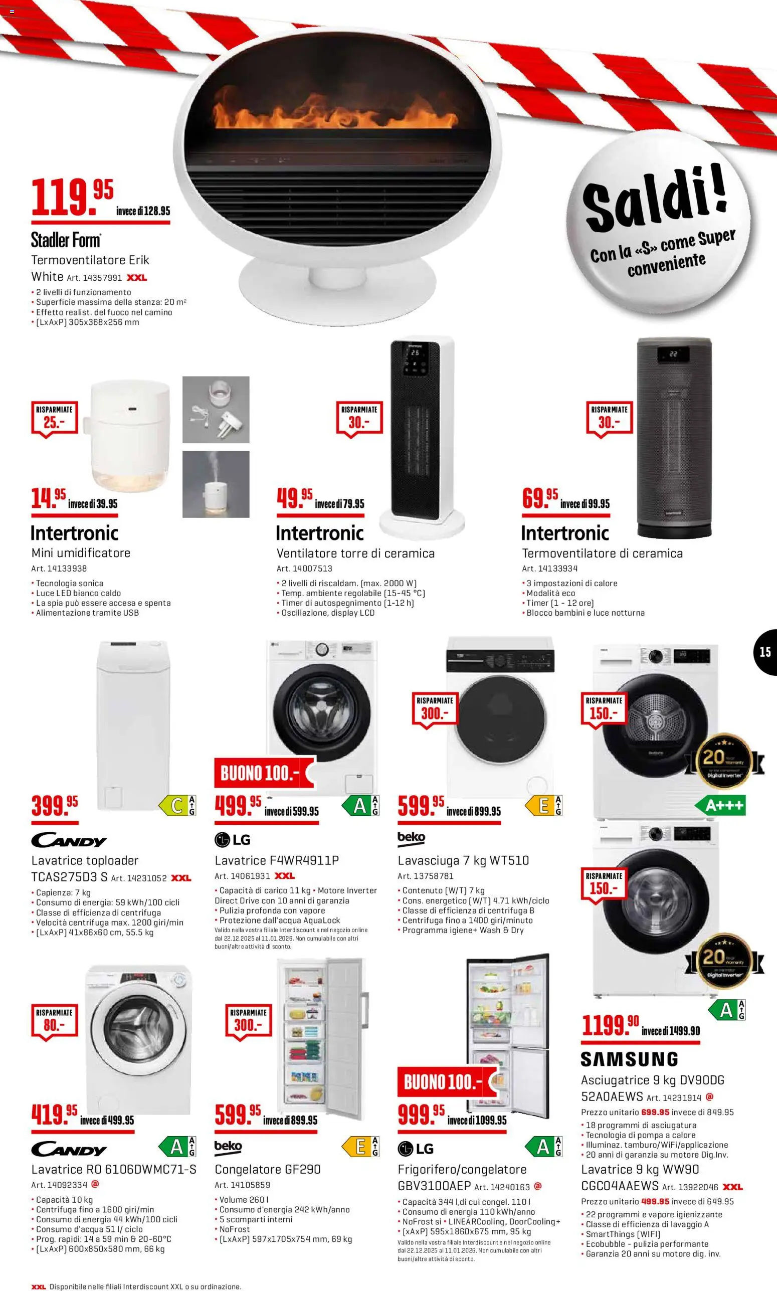 Interdiscount Aktionen IT – gültig ab 22.12.2025 | Seite: 15 | Produkte: Samsung, Usb