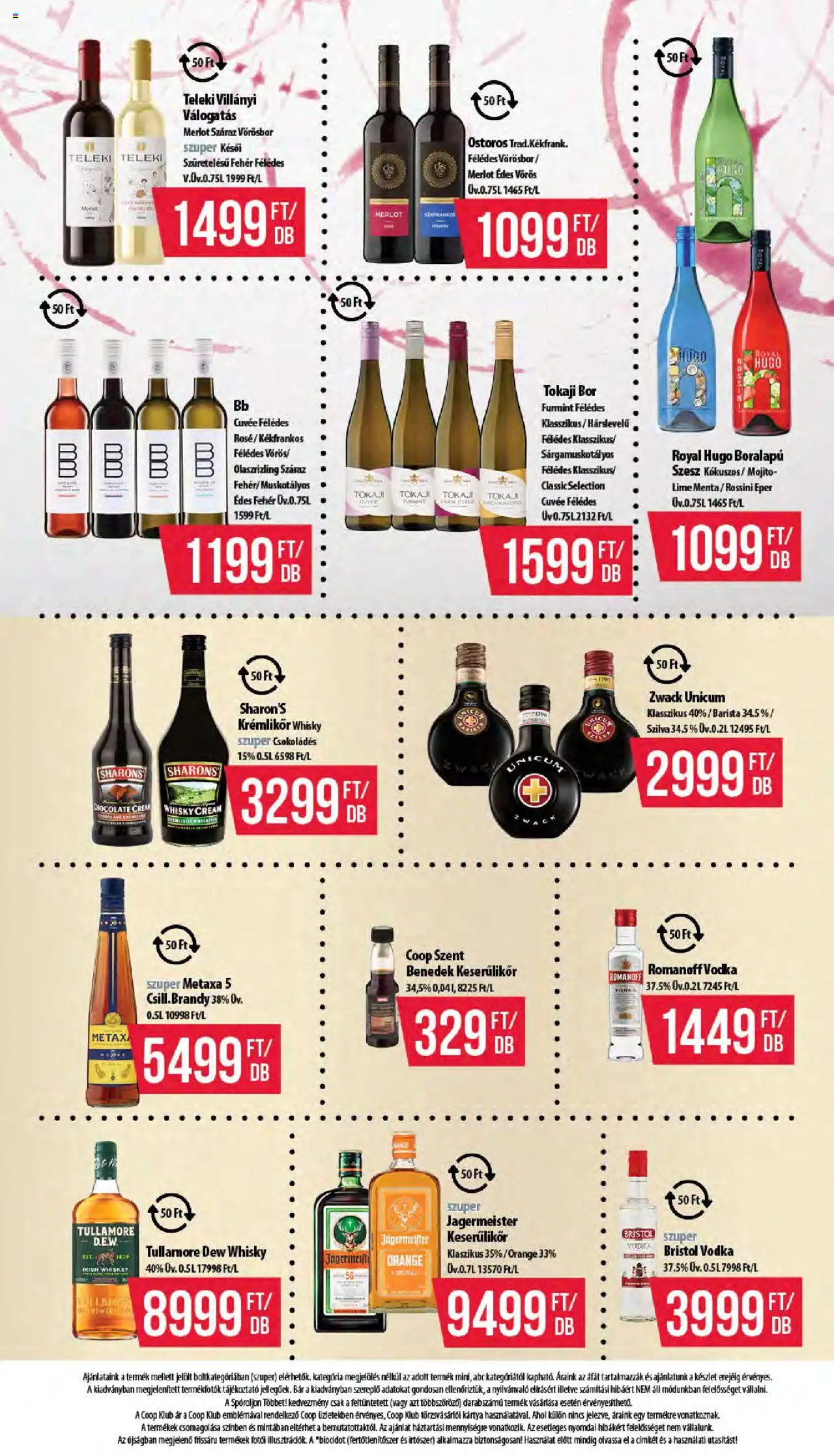 COOP akciós ujság - amely érvényes a következő dátumtól: 16.10.2025 | Oldal: 10 | Termékek: Lime, Szilva, Bor, Whisky