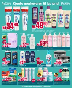 Forhåndsvisning av Europris kundeavis gyldig fra 30.03.2026 | Side: 4 | Produkter: Intimvask, Plaster, Материнська плата, Shampoo