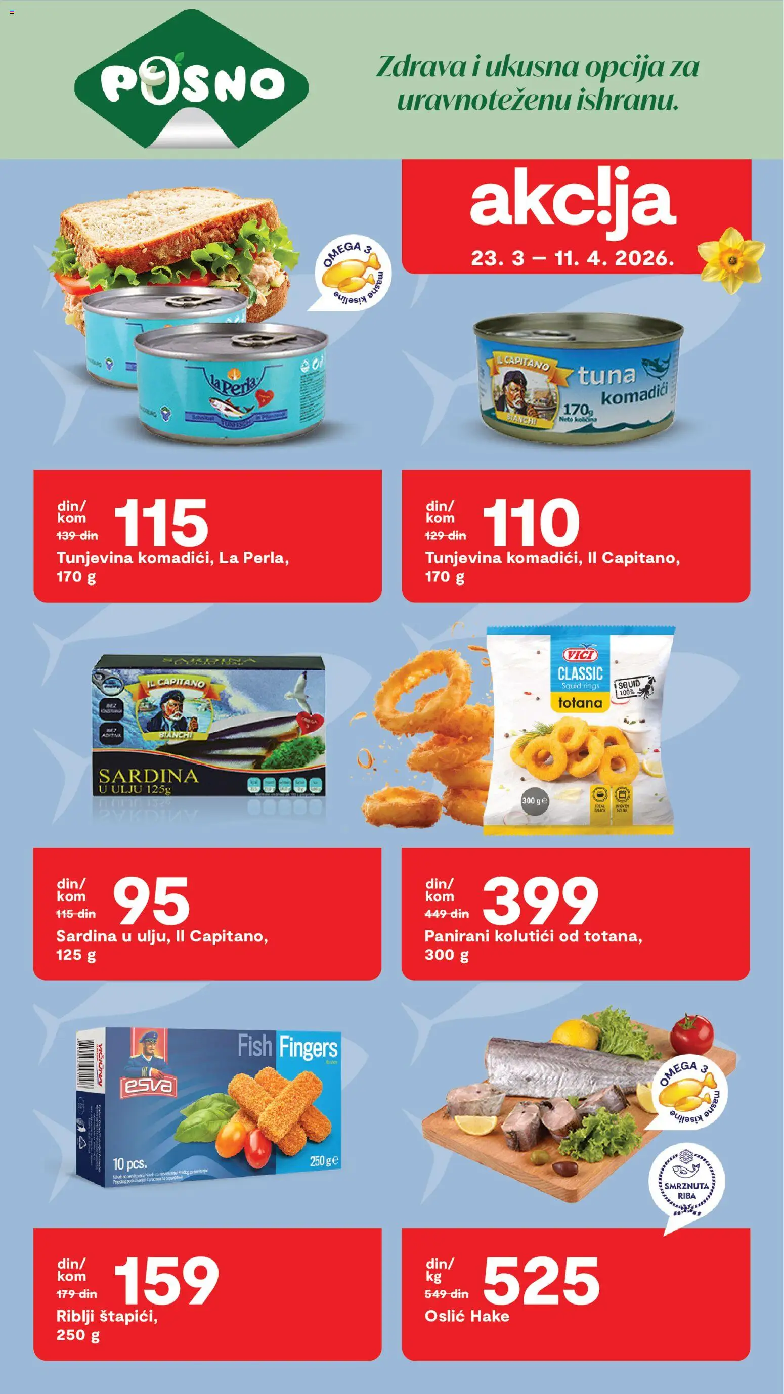 Matijevic katalog - važi od 01.04.2026 | Strana: 10 | Proizvode: Oslić, Riba, Sardina