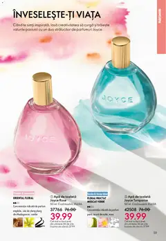 Ofertele Oriflame valabile de la 21.01.2026 | Pagină: 59 | Produse: Parfum, Apă de toaletă, Ulei, Apă