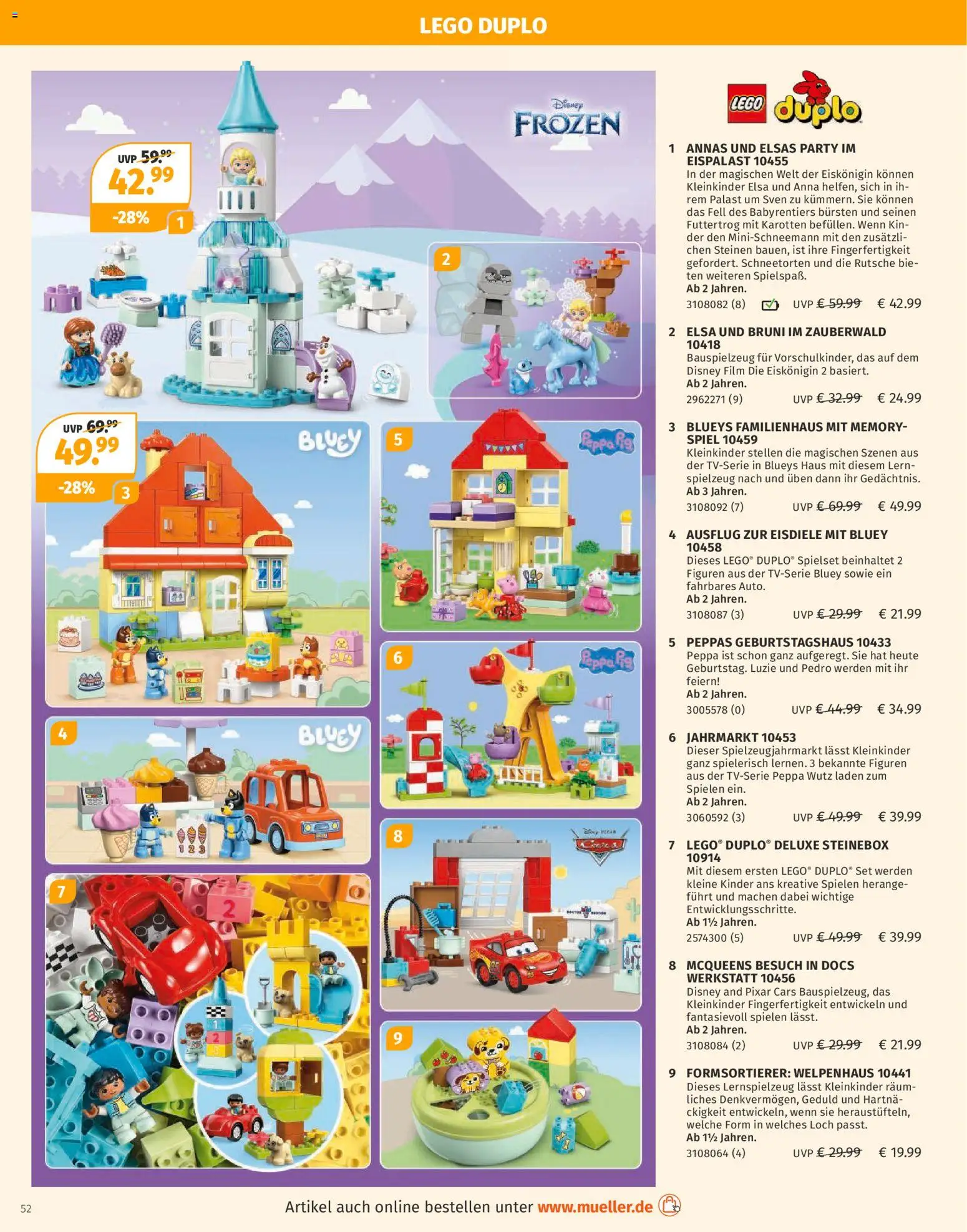 Müller Spielwarenkatalog – gültig ab 27.10.2025 | Seite: 52 | Produkte: Spiel