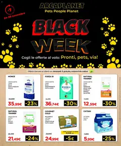Anteprima del volantino Arcaplanet - Black Friday valido a partire dal 24.11.2025