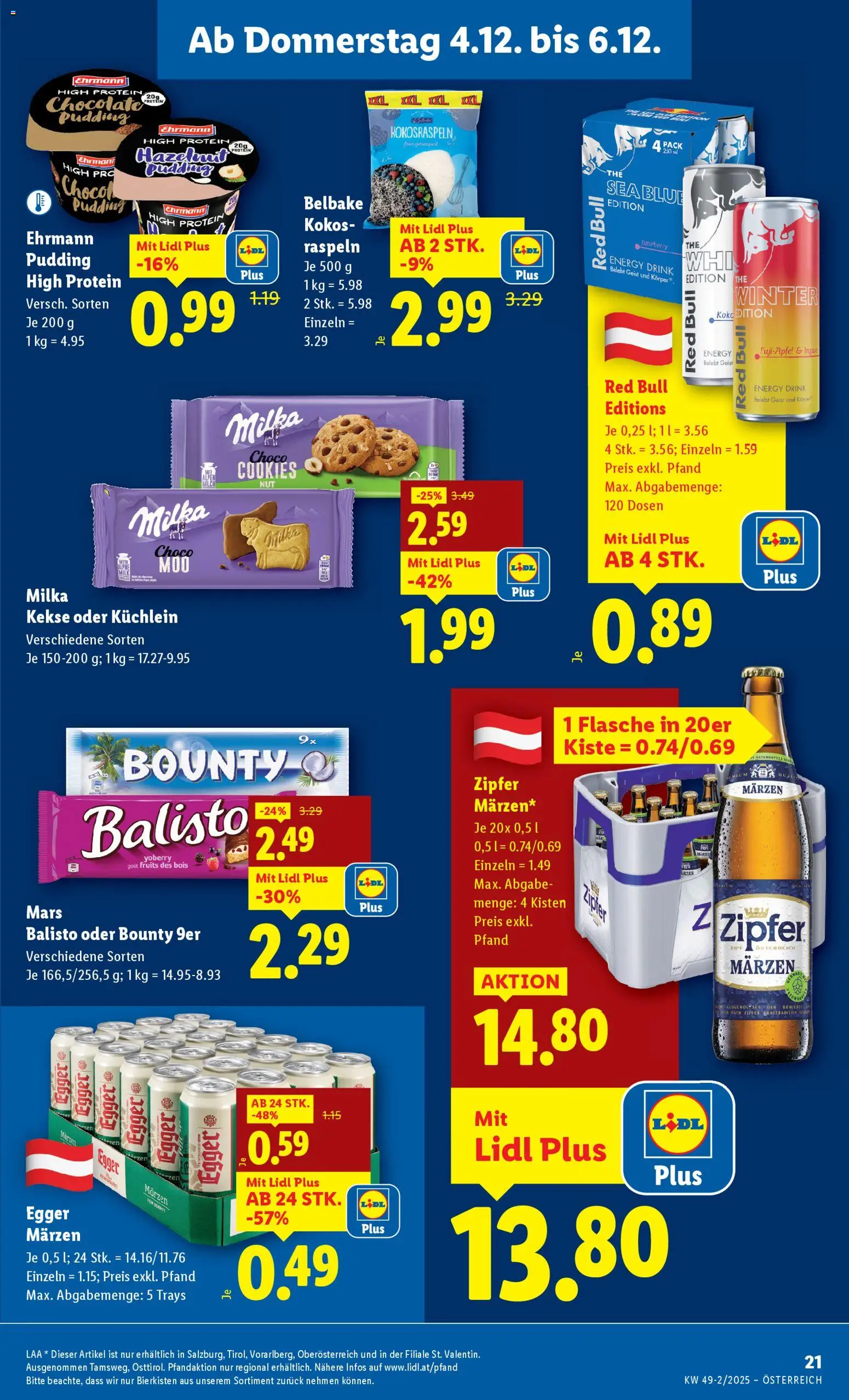 Lidl Flugblatt - Altenmarkt im Pongau, St. Johann im Pongau, Zell am See gültig ab 04.12.2025 | Seite: 23 | Produkte: Kekse