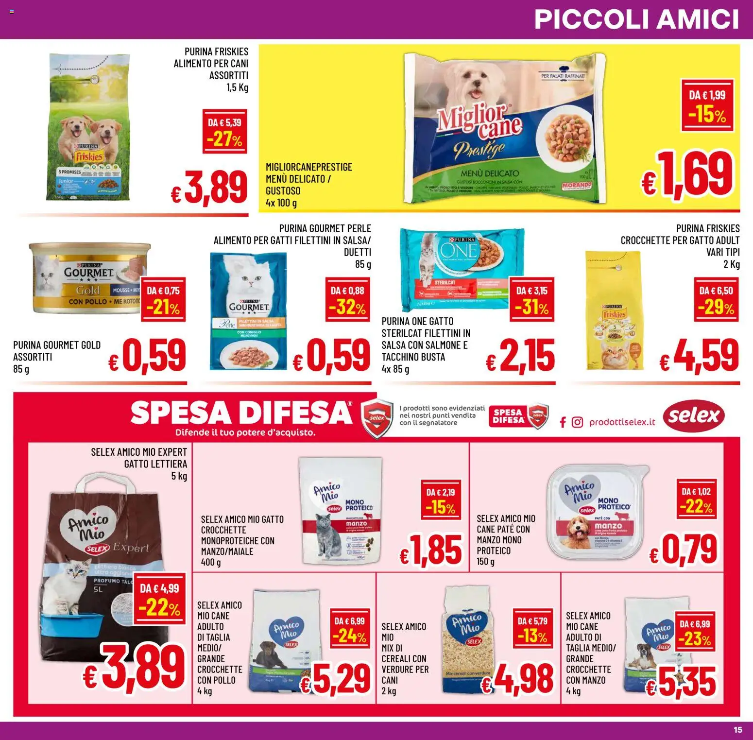 Volantino A&O del 15.04.2026 | Pagina: 15 | Prodotti: Paté, Salmone, Cereali, Tacchino