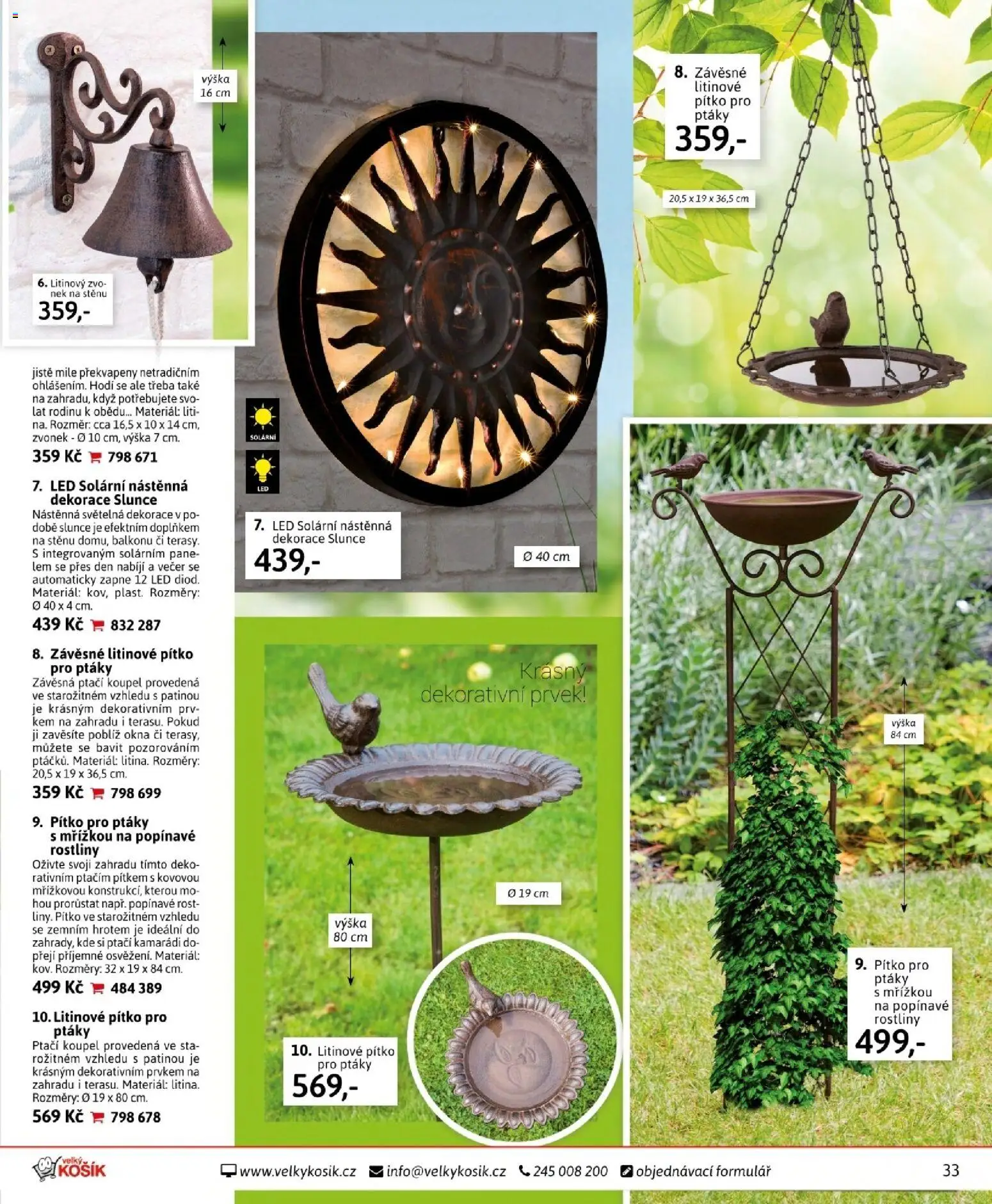 Velký Košík katalog leden 2026 od 01.01.2026 | Strana: 33 | Produkty: Rostliny, Rošt, LED, Dekorace