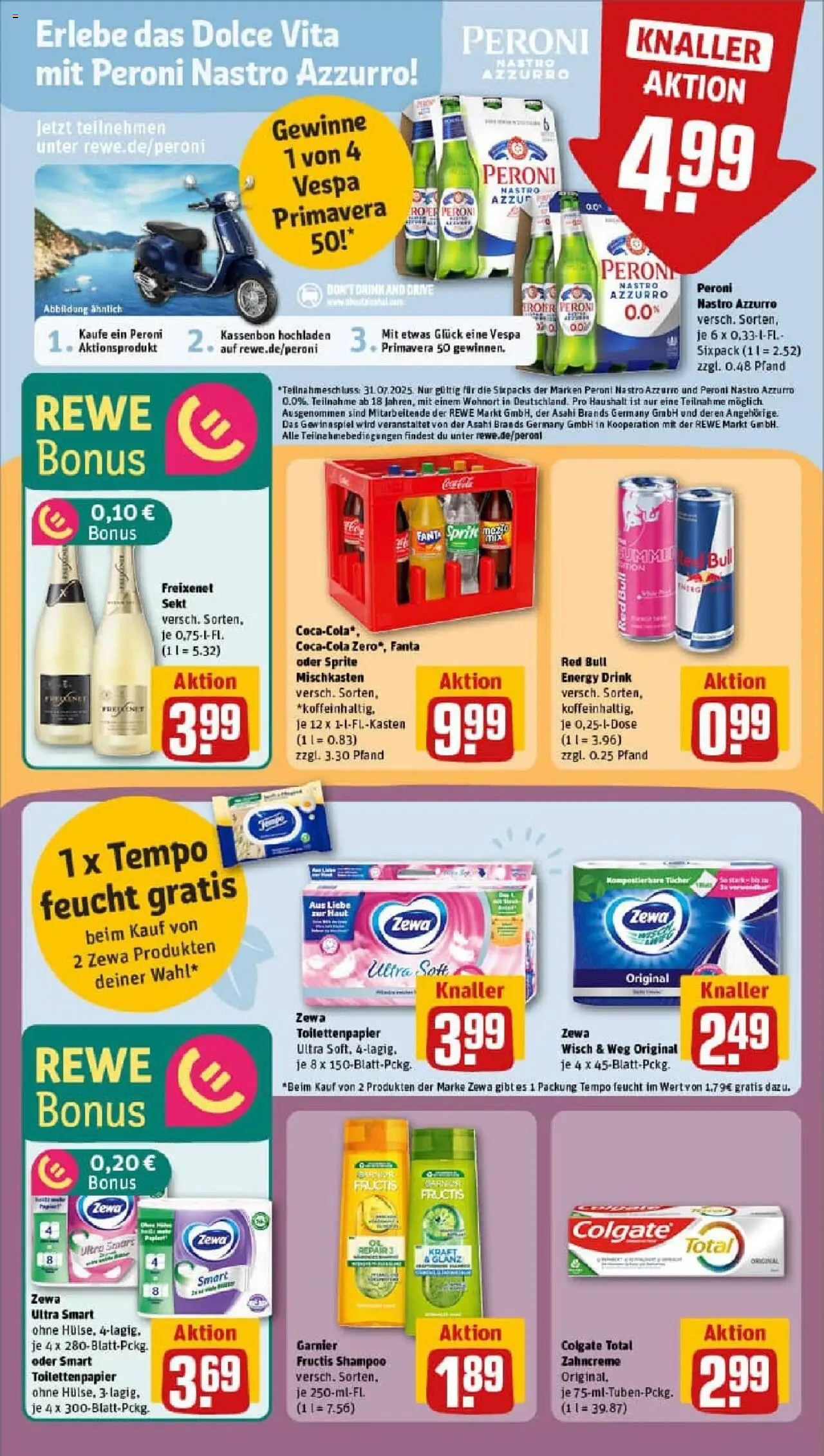 Rewe prospekt Bonn / Kessenich	 - gültig ab dem 14.07.2025 | Seite: 11 | Produkte: Sprite, Freixenet, Sekt, Tempo