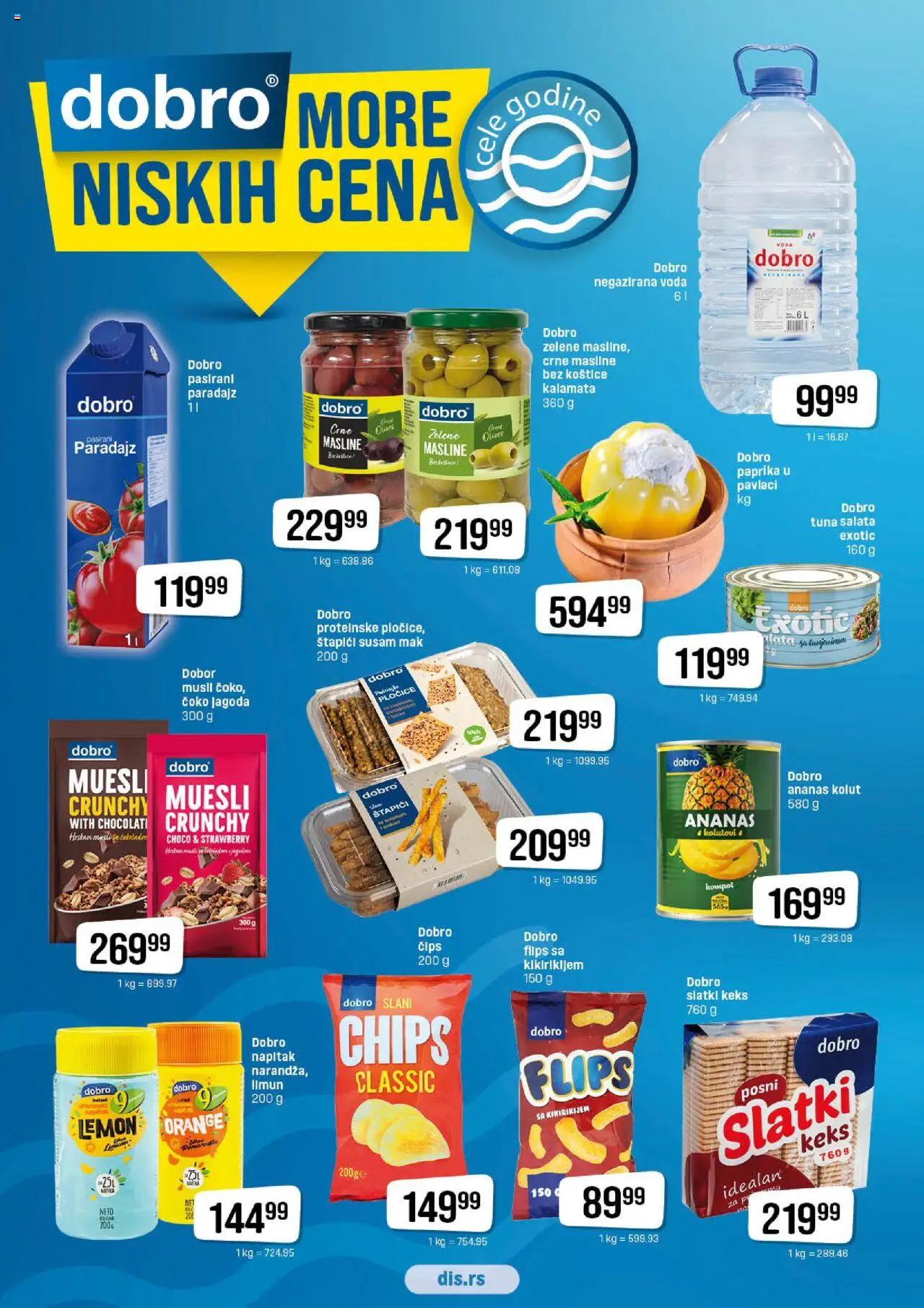 DIS katalog - važi od 19.06.2025 | Strana: 16 | Proizvode: Salata, Jagoda, Paprika, Kompot