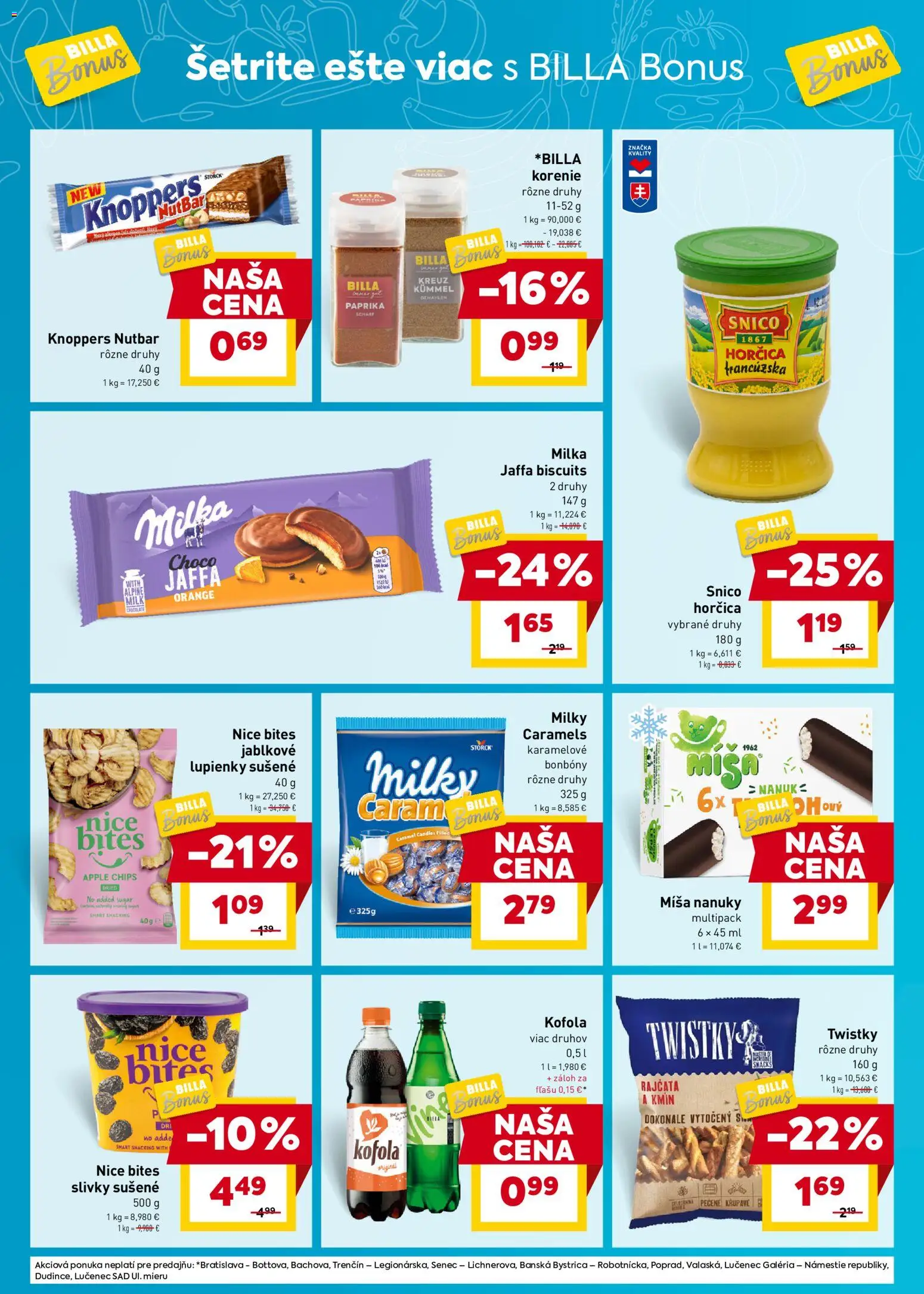 Nové Billa akcie – leták je platný od 05.11.2025 | Strana: 6 | Produkty: Paprika, Apple, Milka, Nanuky