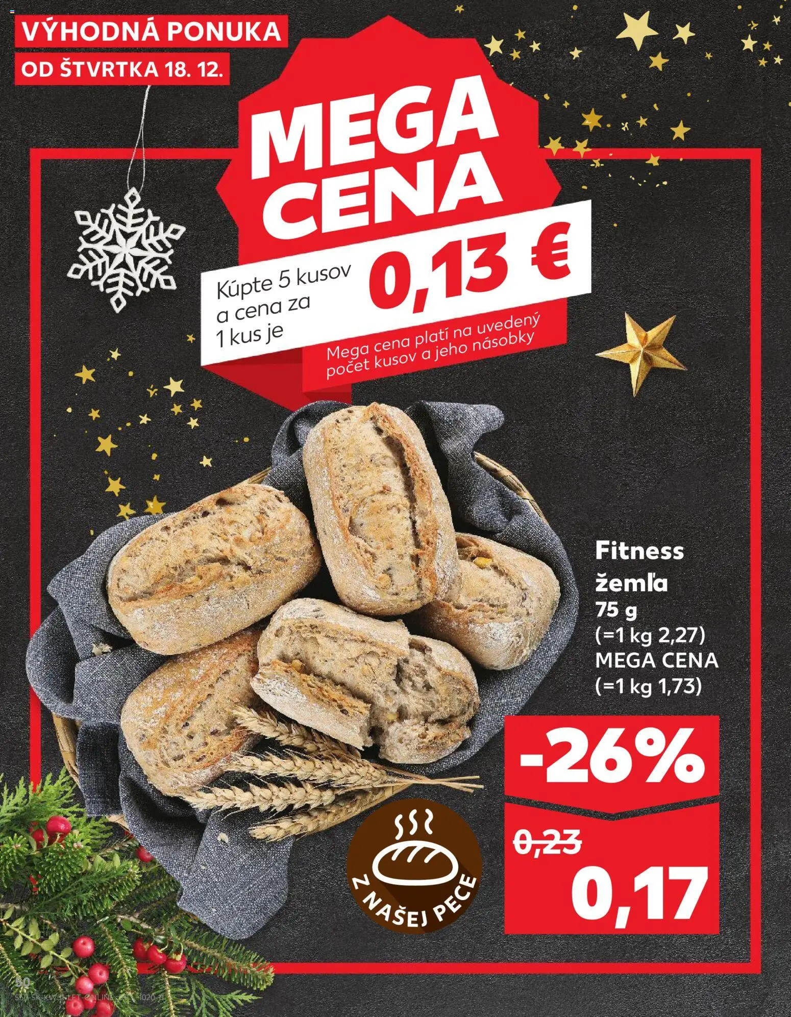 Kaufland SK akciós ujság - amely érvényes a következő dátumtól: 18.12.2025 | Oldal: 50