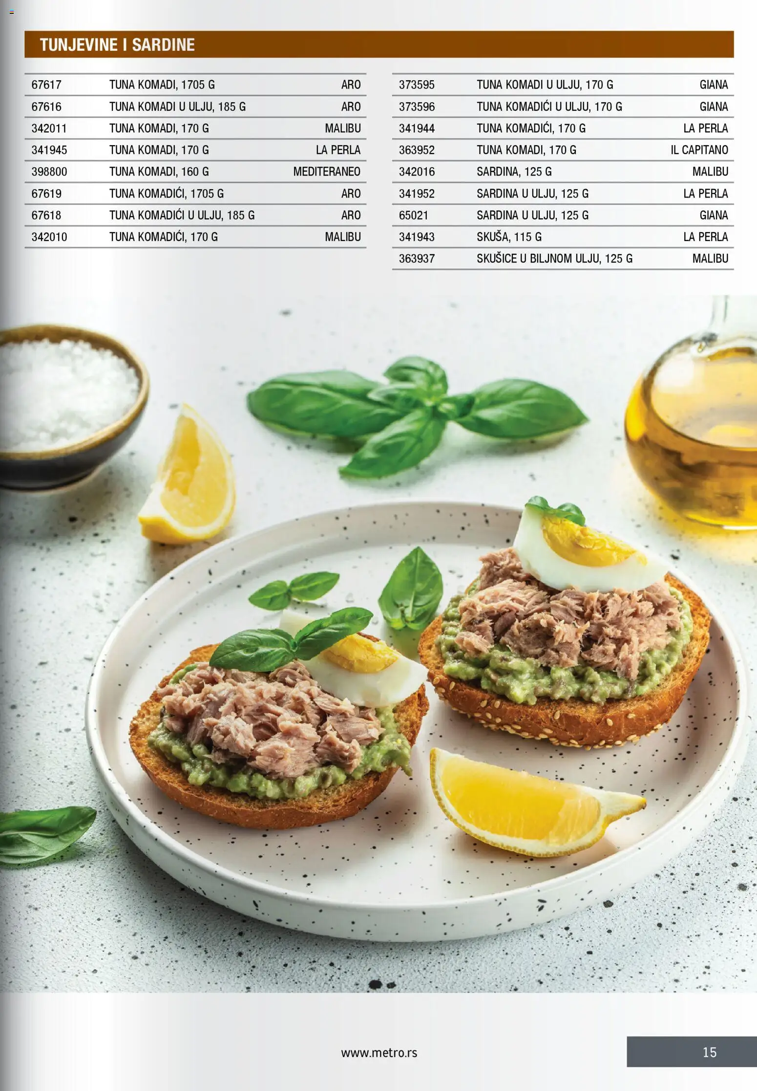 Metro katalog - važi od 28.11.2025 | Strana: 15 | Proizvode: Sardina