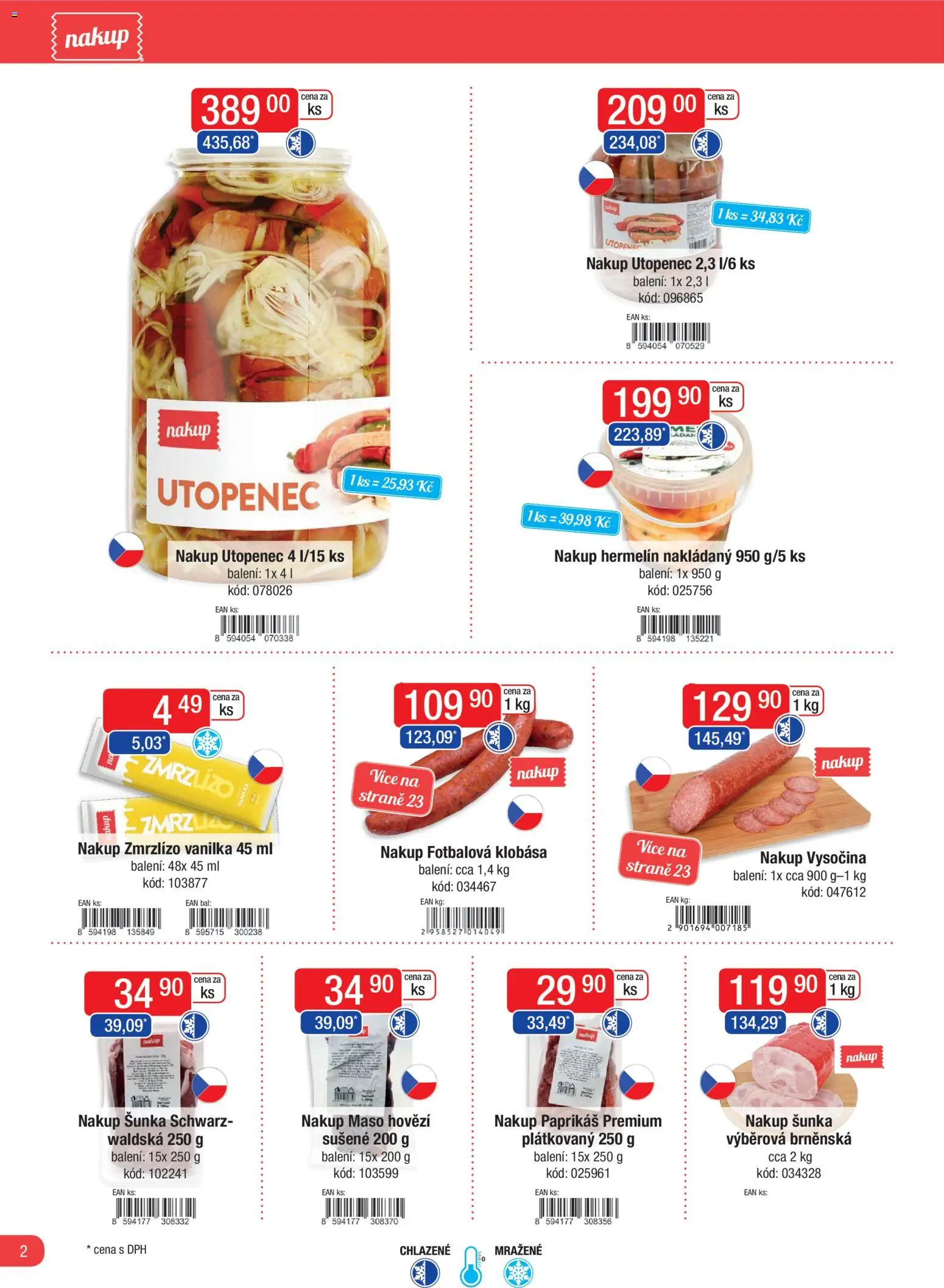 Astur & Qanto leták - Velkoobchod fresh 11/2025 od 01.11.2025 | Strana: 2 | Produkty: Šunka, Hermelín, Vysočina, Maso