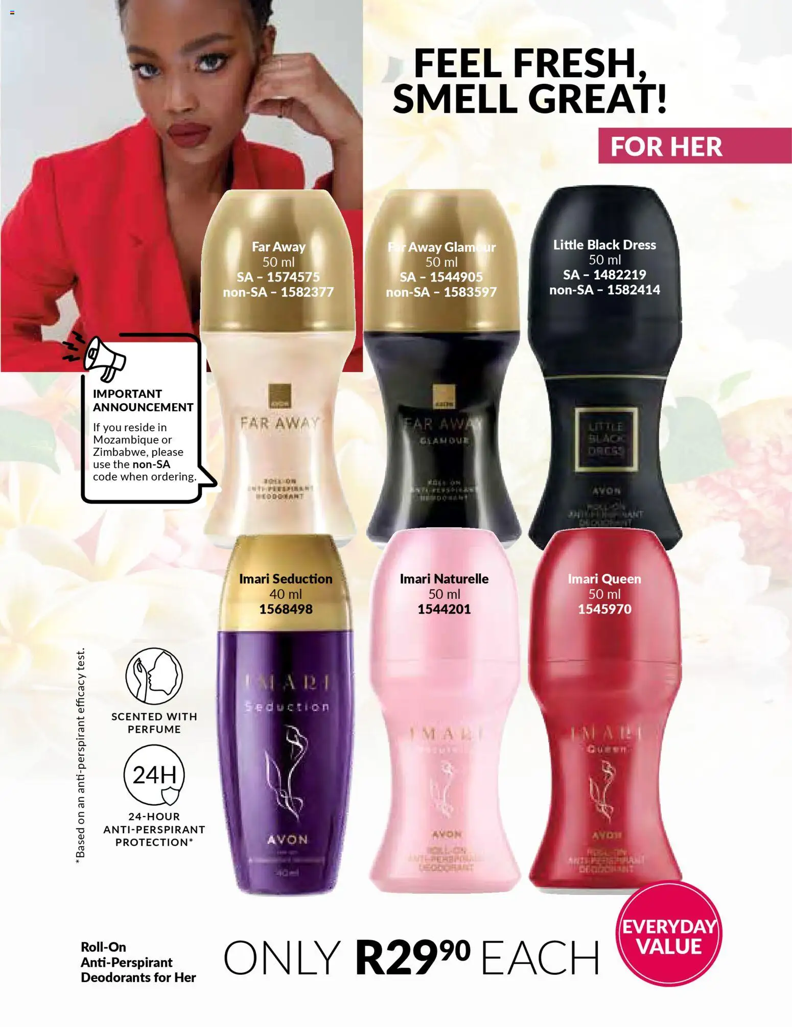 New Avon catalogue – valid from 01.12.2025 | Page: 99 | Products: Dress, Perfume, Antiperspirant