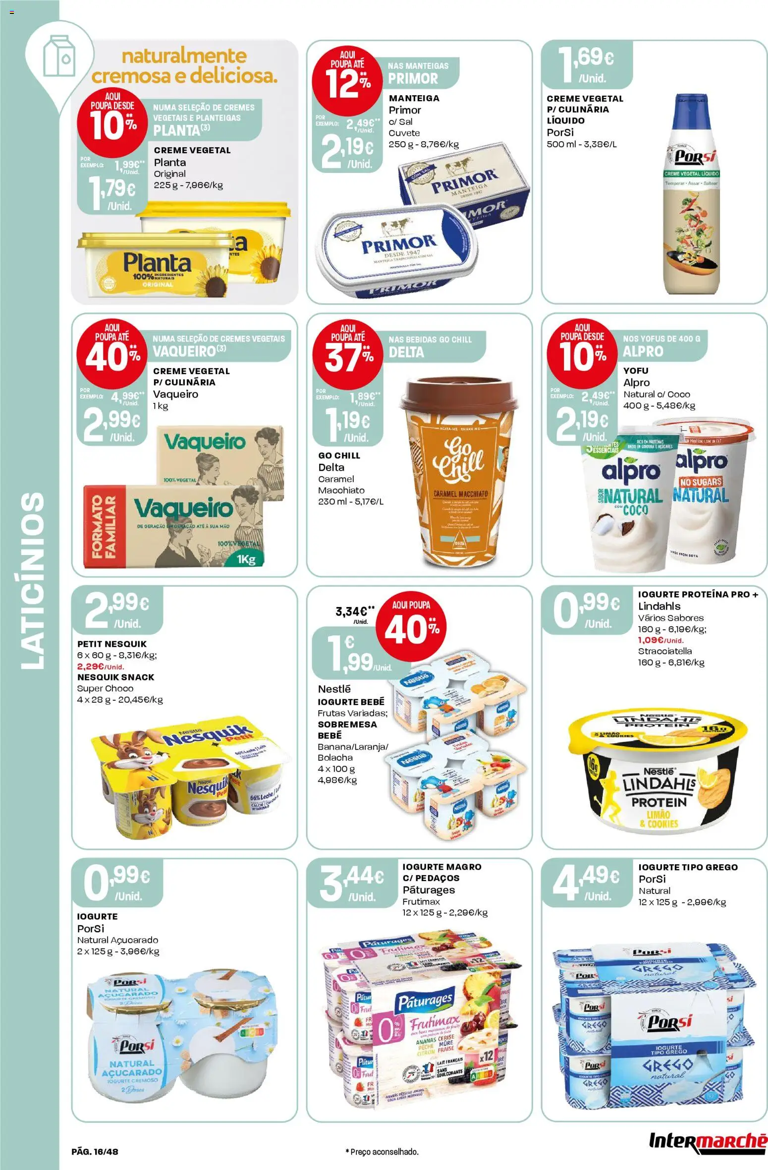 Intermarché - Black Friday │ válido de 27.11.2025 | Página: 16 | Produtos: Sal, Iogurte, Creme, Proteina
