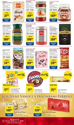 Náhled letáku Nutella, 600 g od 10.12.2025 | Strana: 28 | Produkty: JOJO bonbóny, Káva, Tyčinky, Illy