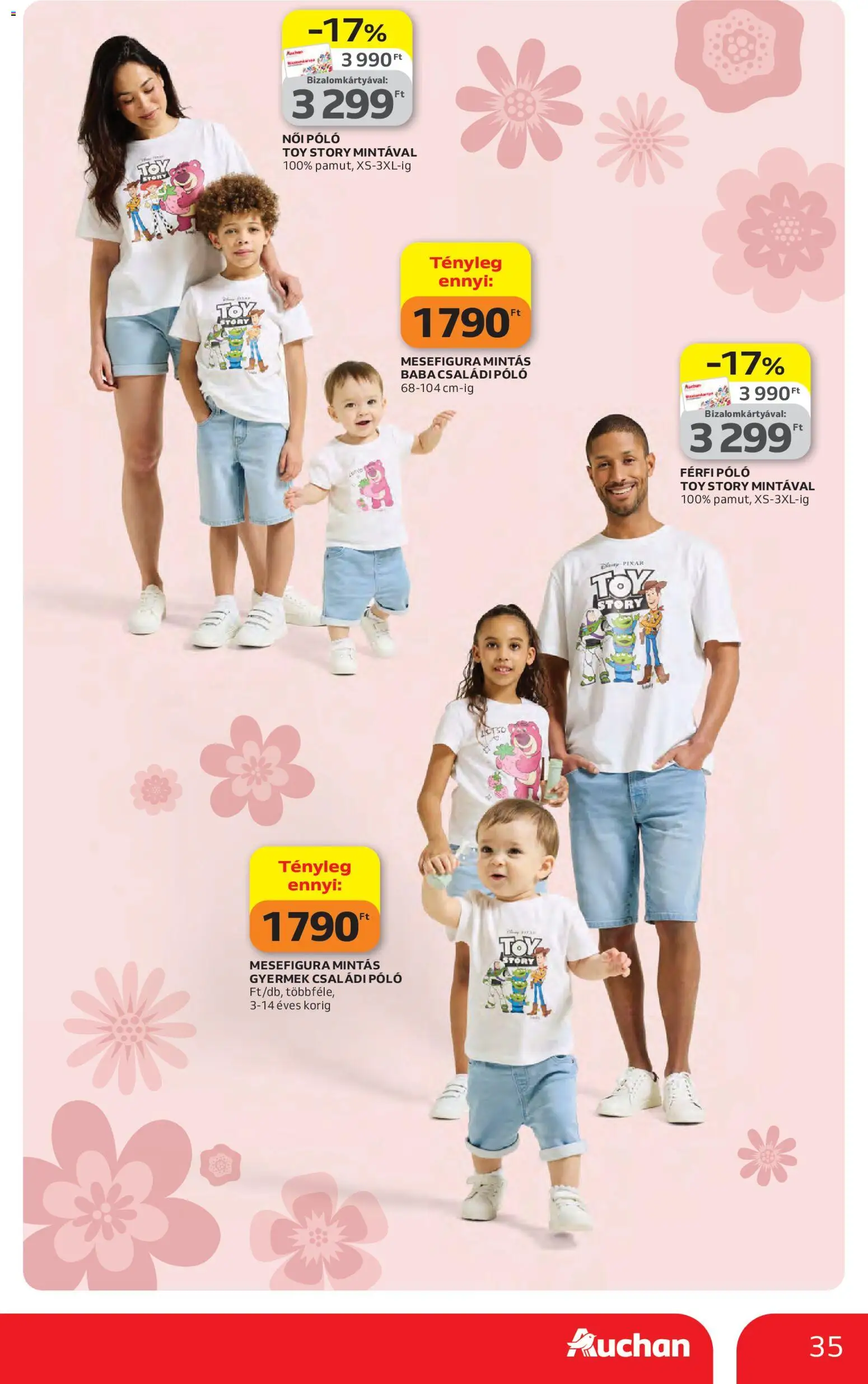 Auchan akciós ujság - amely érvényes a következő dátumtól: 23.04.2026 | Oldal: 35 | Termékek: Női póló