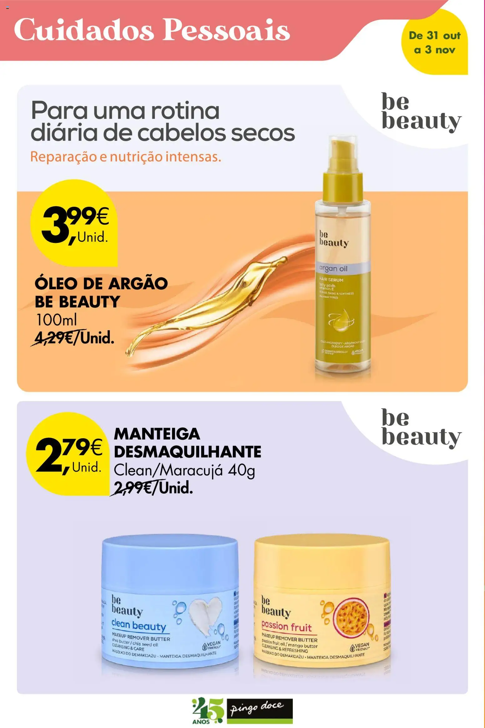 Pingo Doce Poupe este Fim de Semana │ válido de 31.10.2025 | Página: 16 | Produtos: Sérum, Manteiga, Óleo