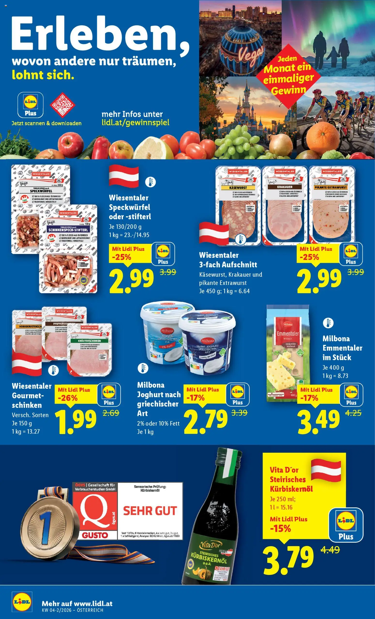 Lidl Flugblatt - Eisenstadt, Ebenfurth, Mattersburg gültig ab 22.01.2026 | Seite: 14 | Produkte: Joghurt, Schinken