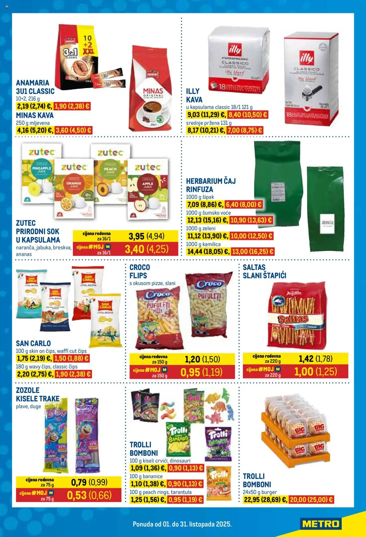 Metro katalog | vrijedi od 01.10.2025 | Stranica: 1 | Proizvodi: Šumsko voće, Flips, Čaj, Voće