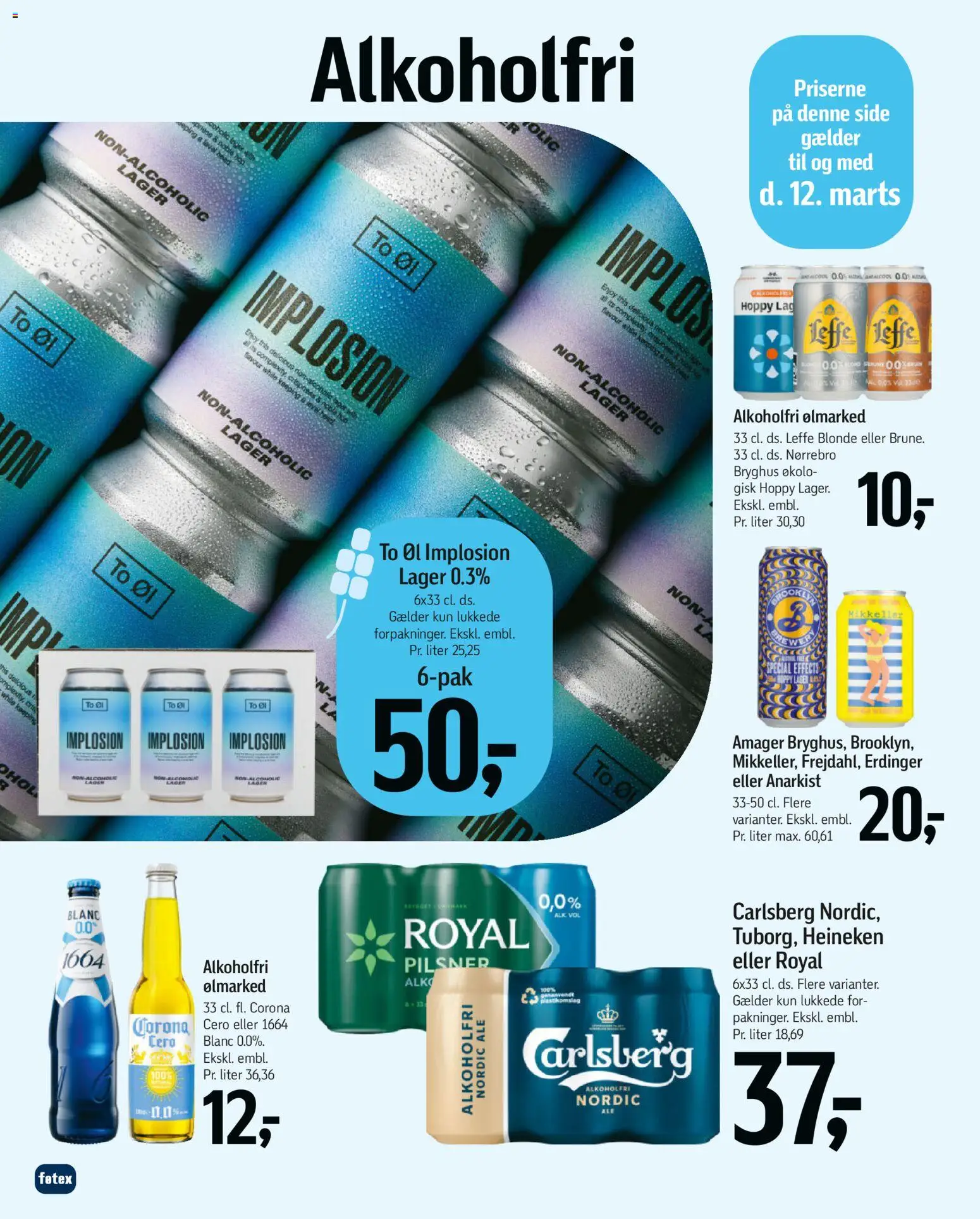 Føtex tilbudsavis – gyldig fra 27.02.2026 | Side: 46 | Produkter: Øl, Bord