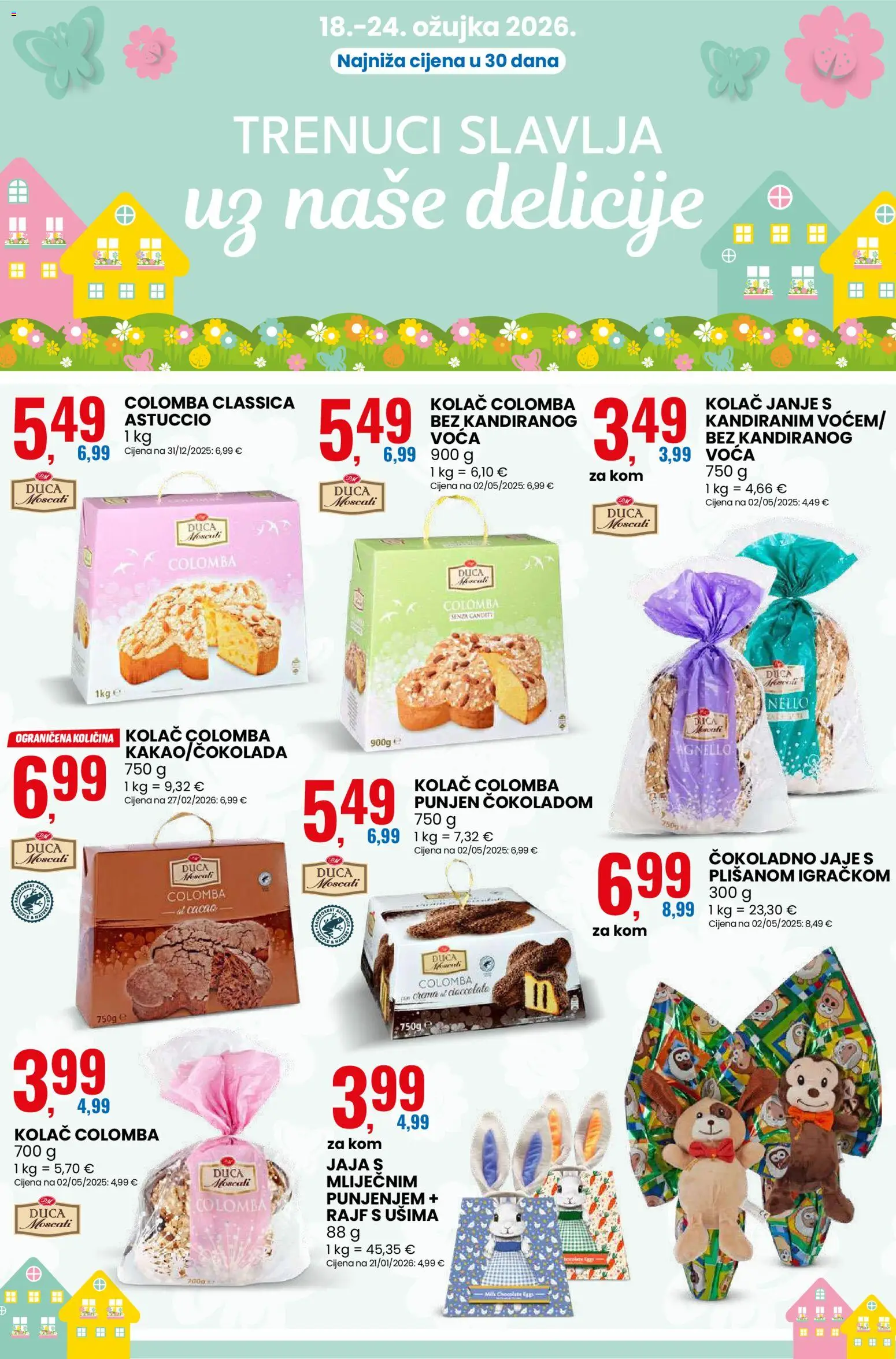 Eurospin katalog | vrijedi od 18.03.2026 | Stranica: 8 | Proizvodi: Jaja, Čokolada, Kakao