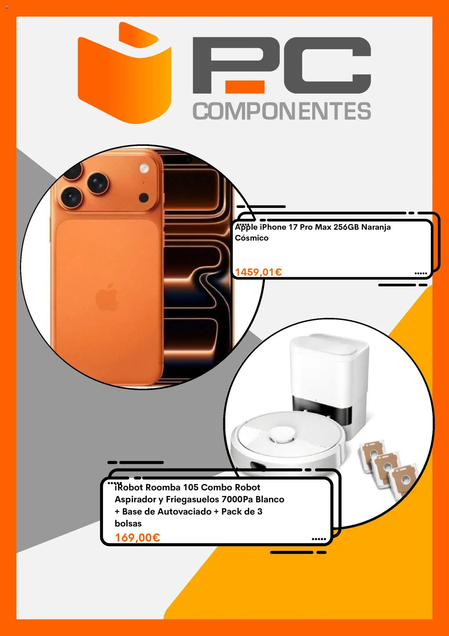 PC Componentes folleto │ válido desde el 07.03.2026 | Página: 3 | Productos: Apple, Iphone, Robot, Aspirador
