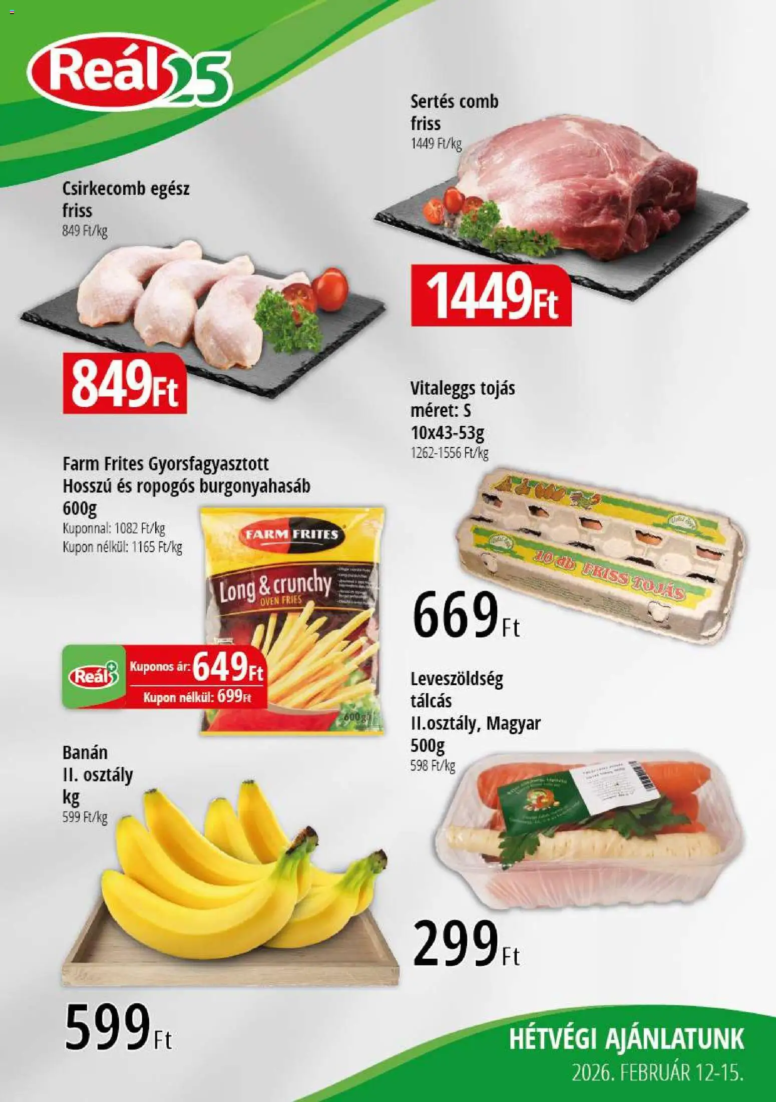 Reál akciós ujság - amely érvényes a következő dátumtól: 12.02.2026 | Oldal: 1
