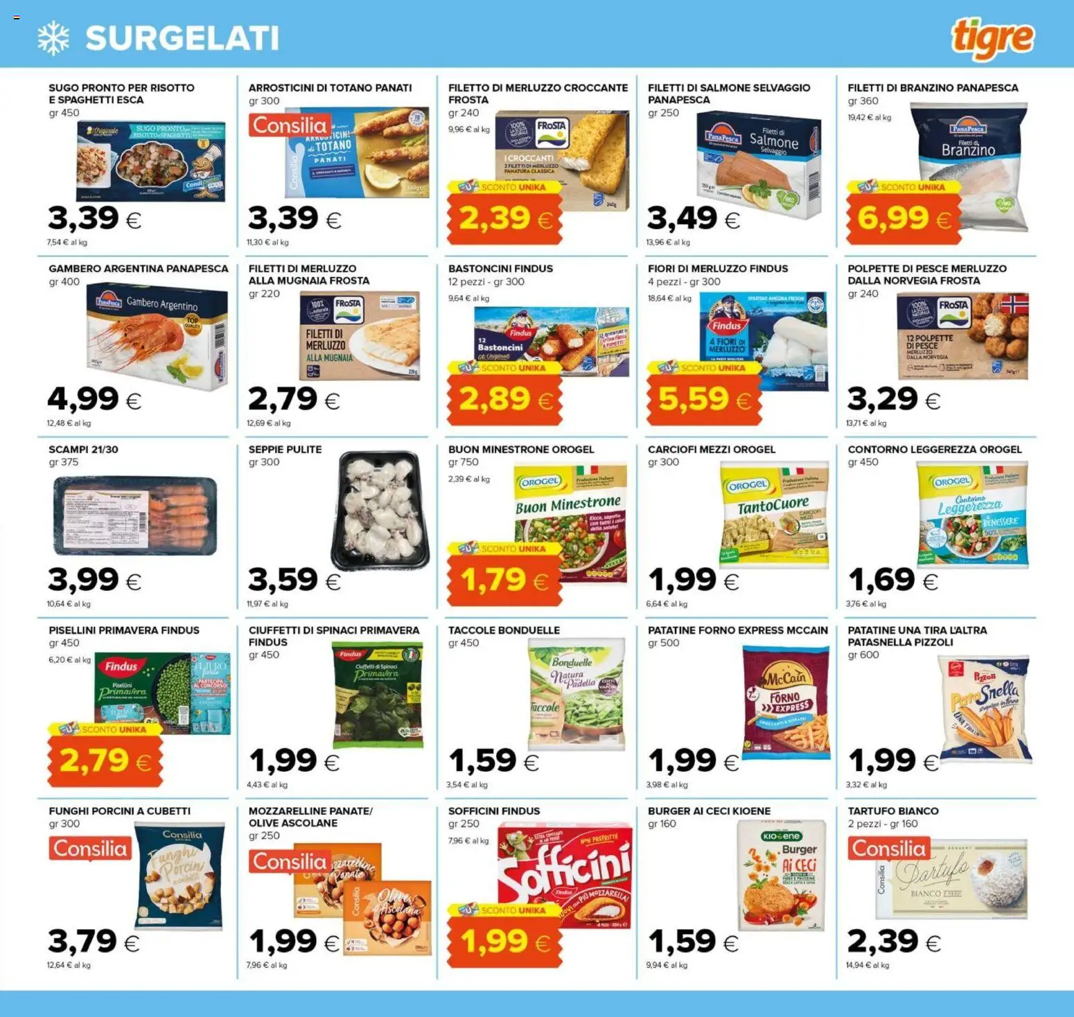 Volantino Tigre del 30.11.2025 | Pagina: 15 | Prodotti: Salmone, Branzino, Olive, Polpette