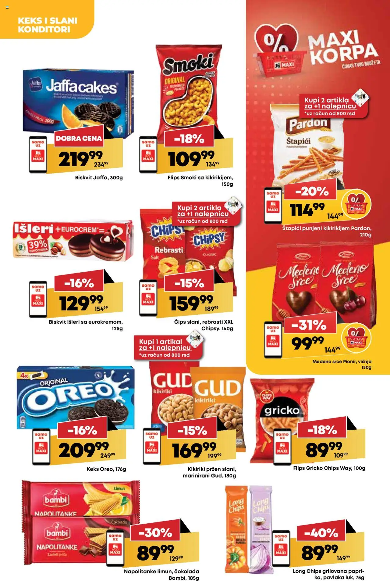 Mega Maxi katalog - važi od 12.06.2025 | Strana: 20 | Proizvode: Oreo, Višnja, Kikiriki, Pavlaka