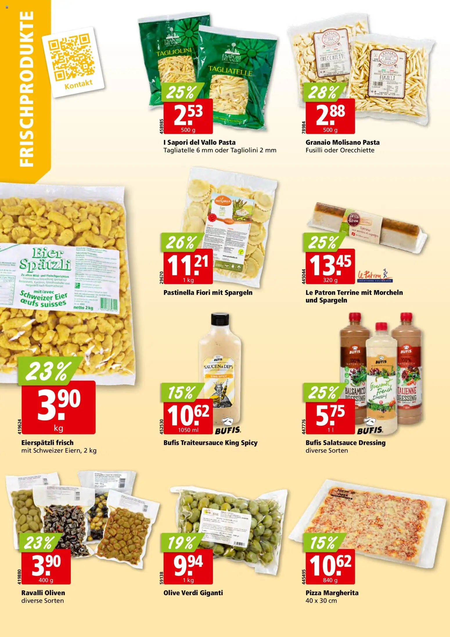 Aligro aktionen Schlieren, Gossau SG, Frauenfeld, Rapperswil-Jona, Sargans, Bern – gültig ab 20.04.2026 | Seite: 12 | Produkte: Balsamico, Dressing, Eier, Pasta