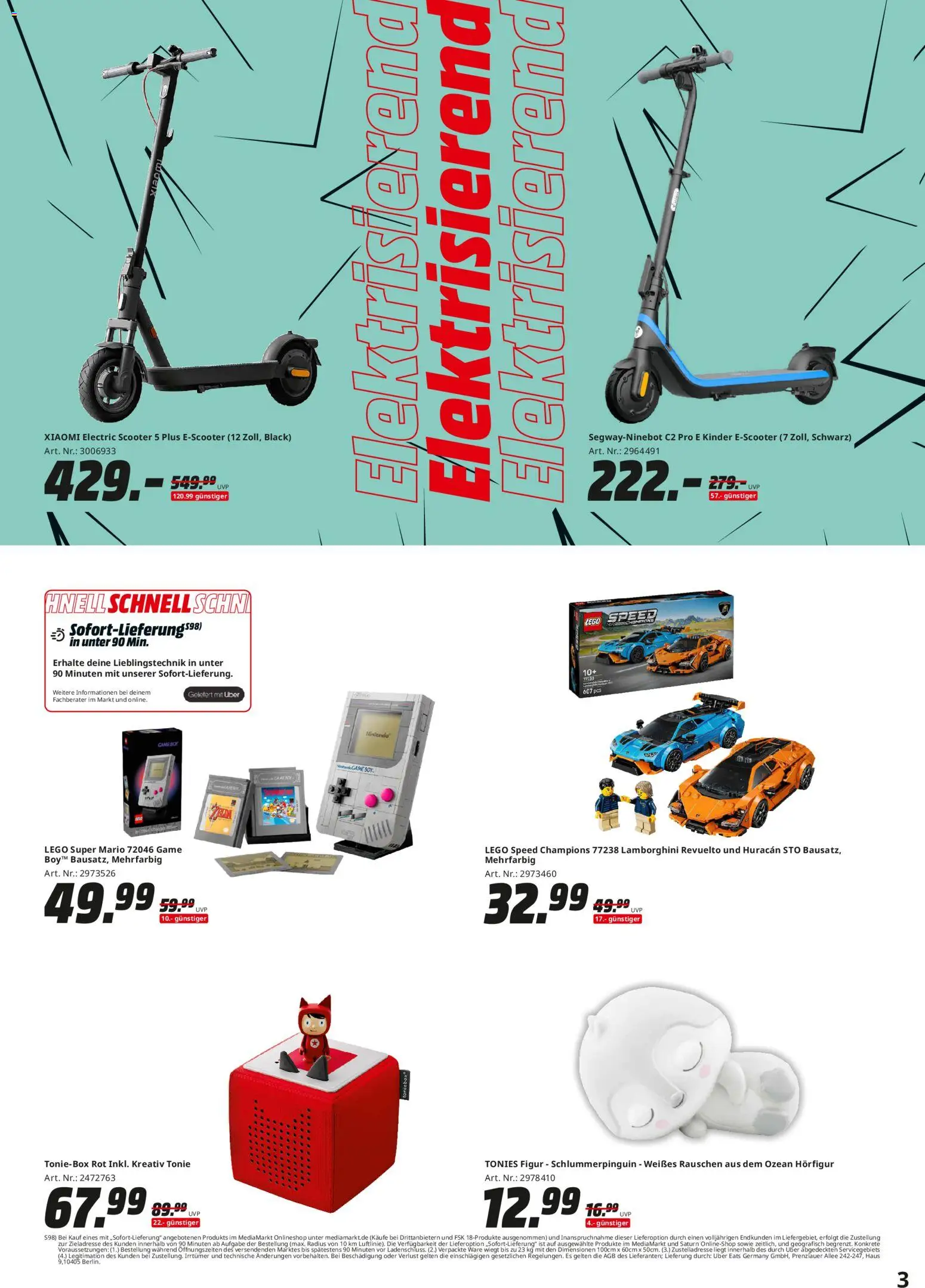 Saturn Prospekt 	 – gültig ab 08.12.2025 | Seite: 3 | Produkte: Xiaomi, Scooter