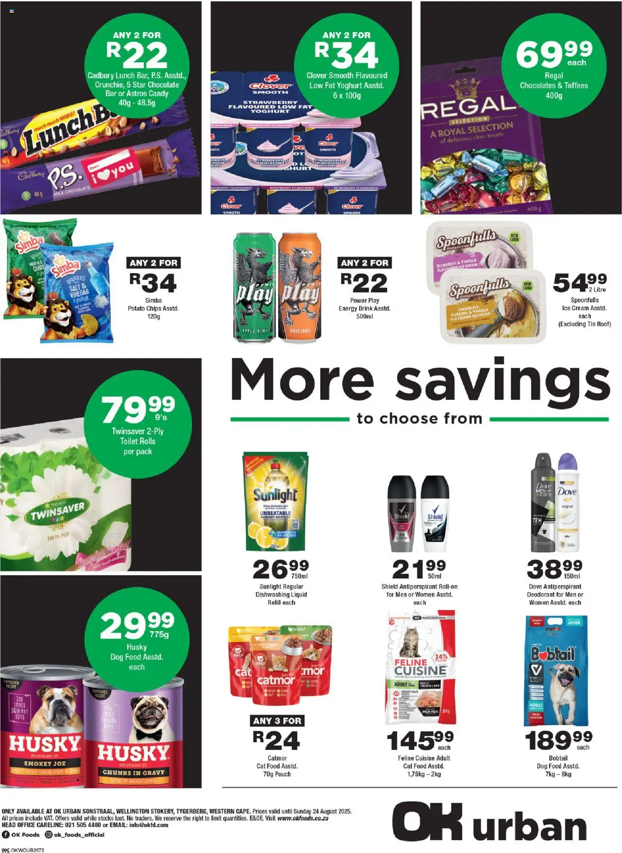 OK Foods Western Cape - OK Urban │ valid from 13.08.2025 | Page: 4 | Products: Toys, Chips, Deodorant, Salt