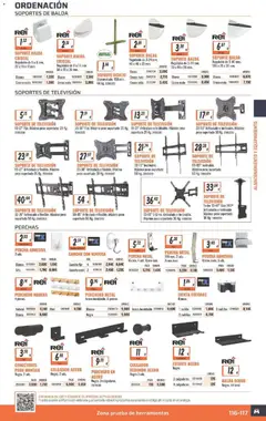 Vista previa Obramat folleto válido desde el 23.03.2026 | Página: 117 | Productos: Ψηφιακή κάμερα, Percha, Televisión, Estante
