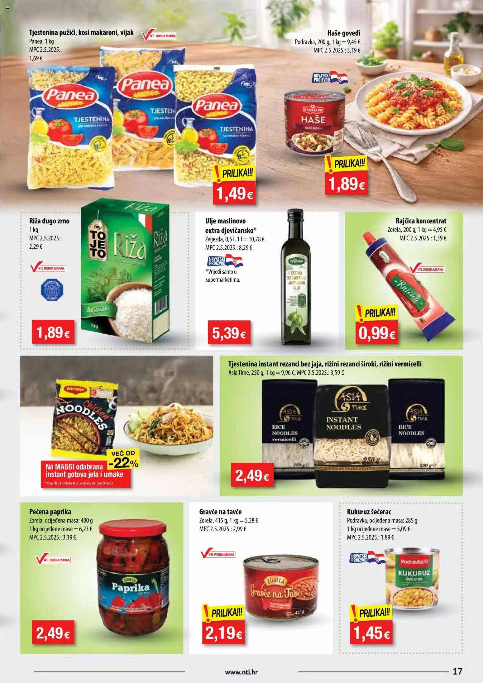 NTL katalog | vrijedi od 11.02.2026 | Stranica: 17 | Proizvodi: Kukuruz, Ulje, Riža, Rajčica