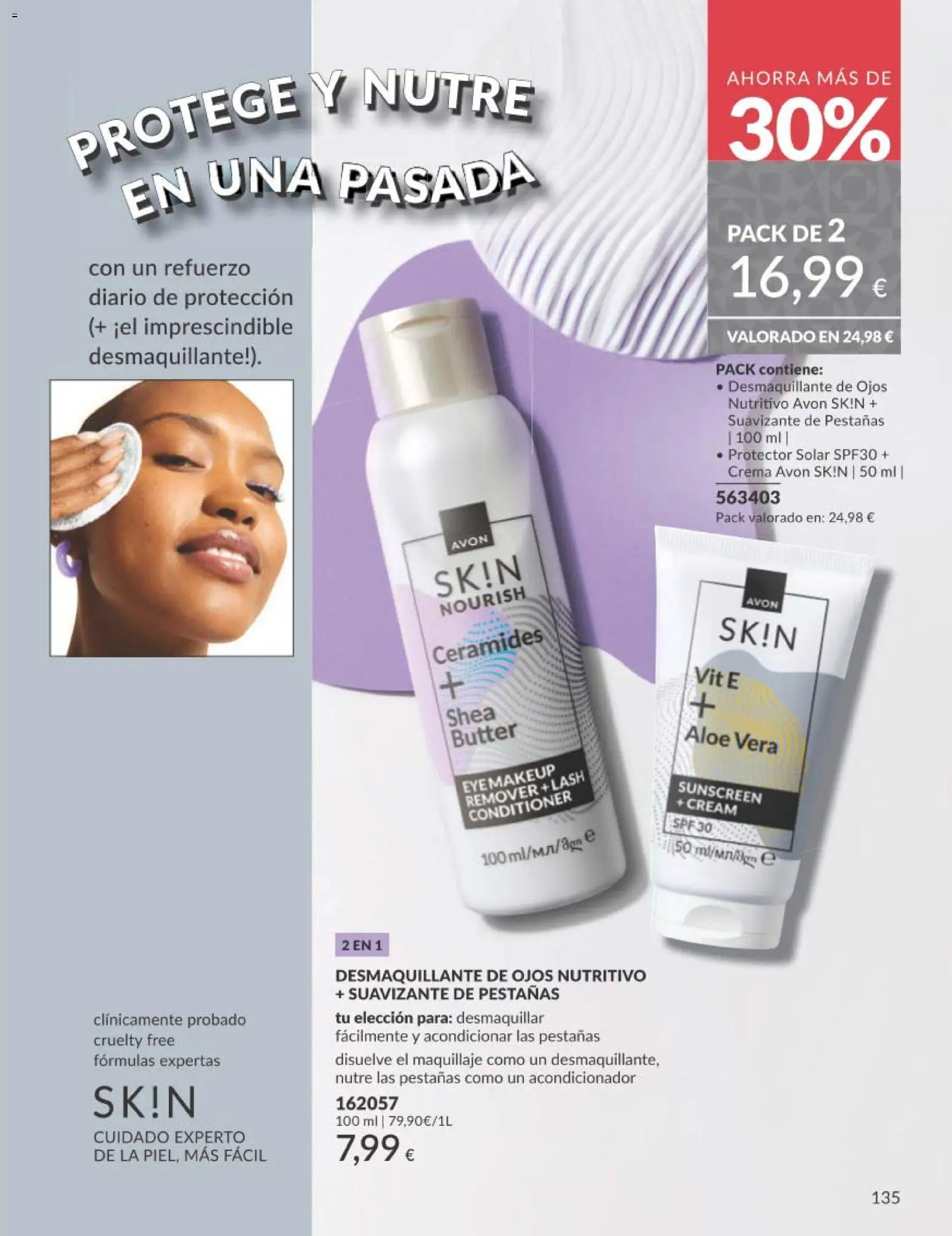 Catálogo AVON campaña 11 Black Friday │ válido desde el 01.11.2025 | Página: 135 | Productos: Maquillaje, Acondicionador, Desmaquillante de ojos, Suavizante