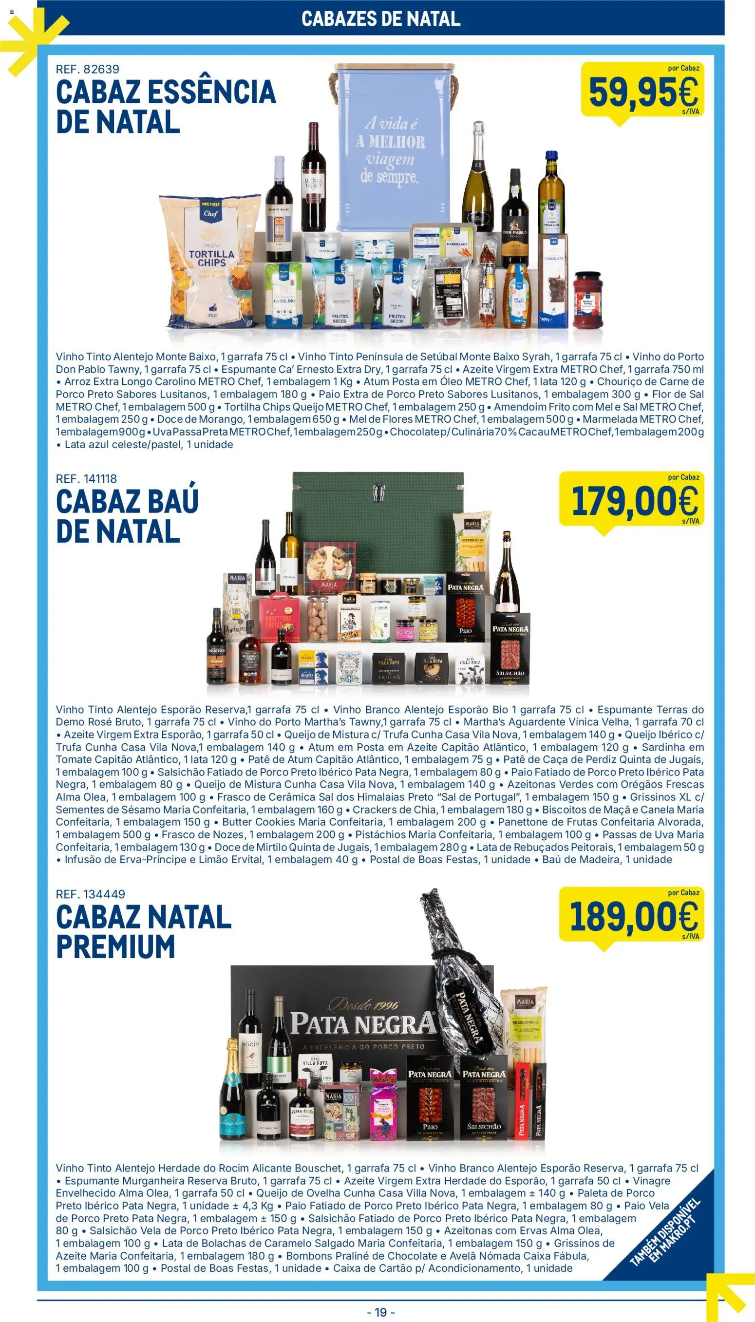Makro folheto │ válido de 16.12.2025 | Página: 19 | Produtos: Flores, Maça, Chocolate, Vinho