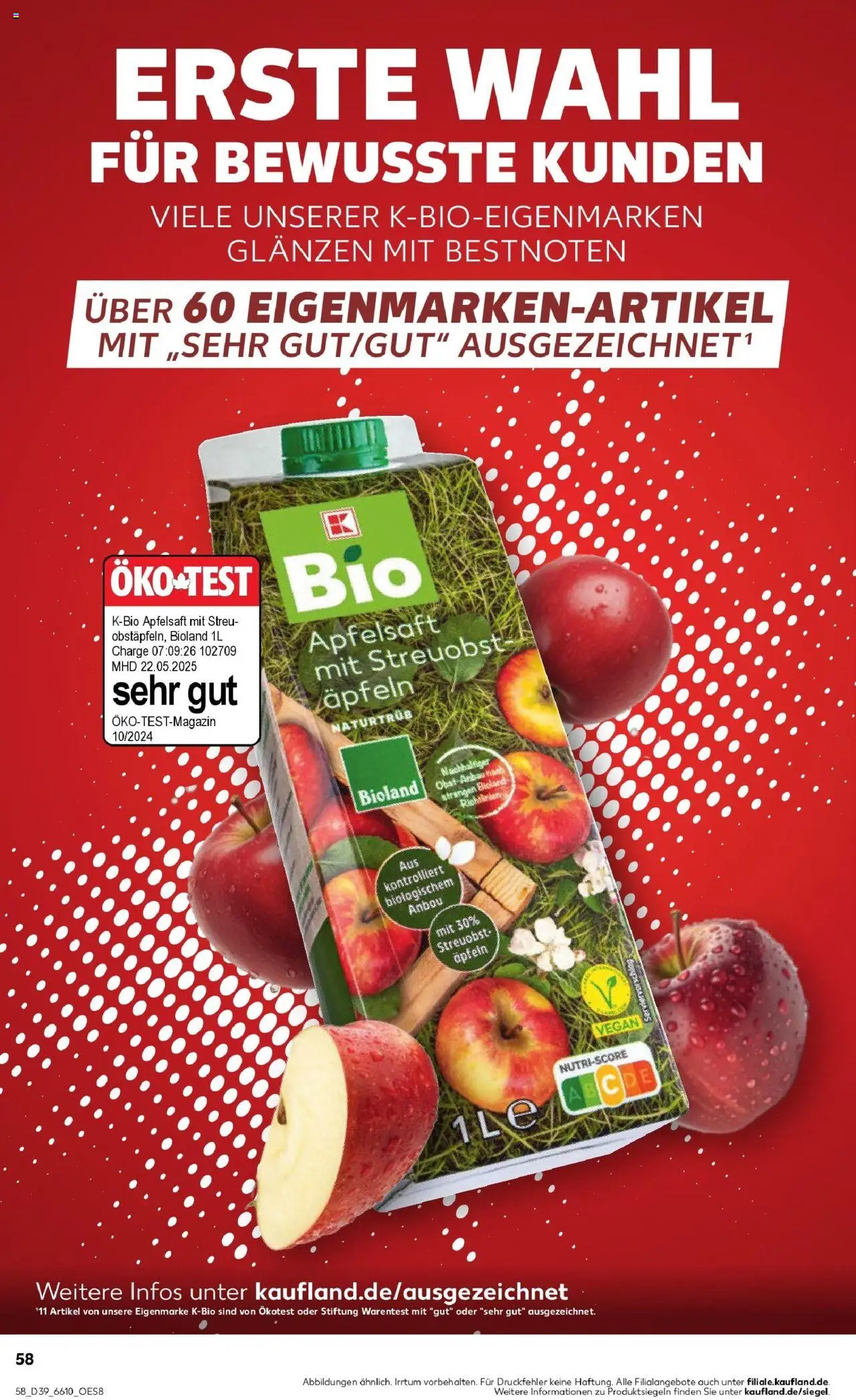 Kaufland prospekt Neuss	 – gültig ab 28.09.2025 | Seite: 58 | Produkte: Apfelsaft, Apple