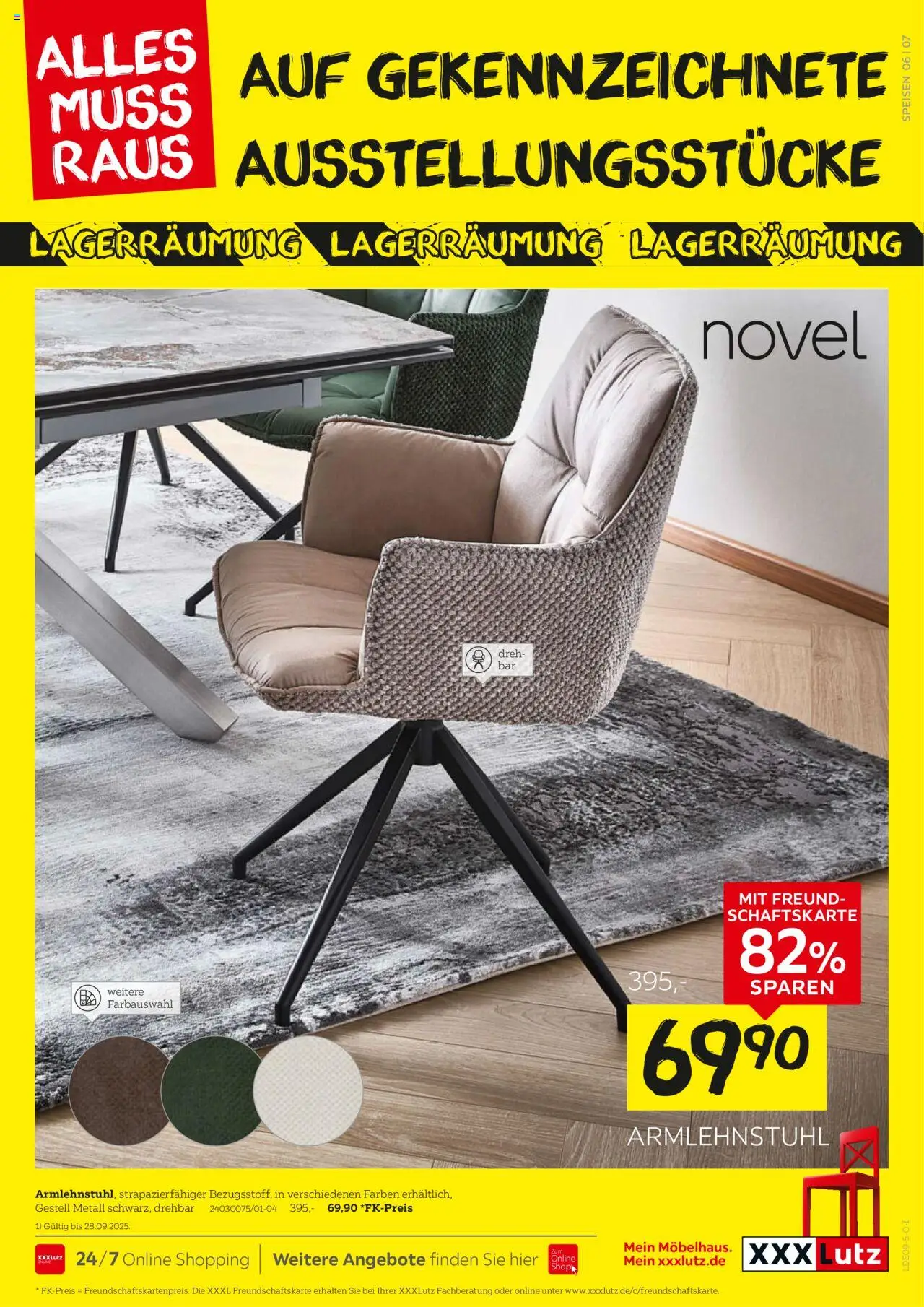 XXXL Lutz Größte Lagerräumungsverkauf – gültig ab 15.09.2025 | Seite: 7