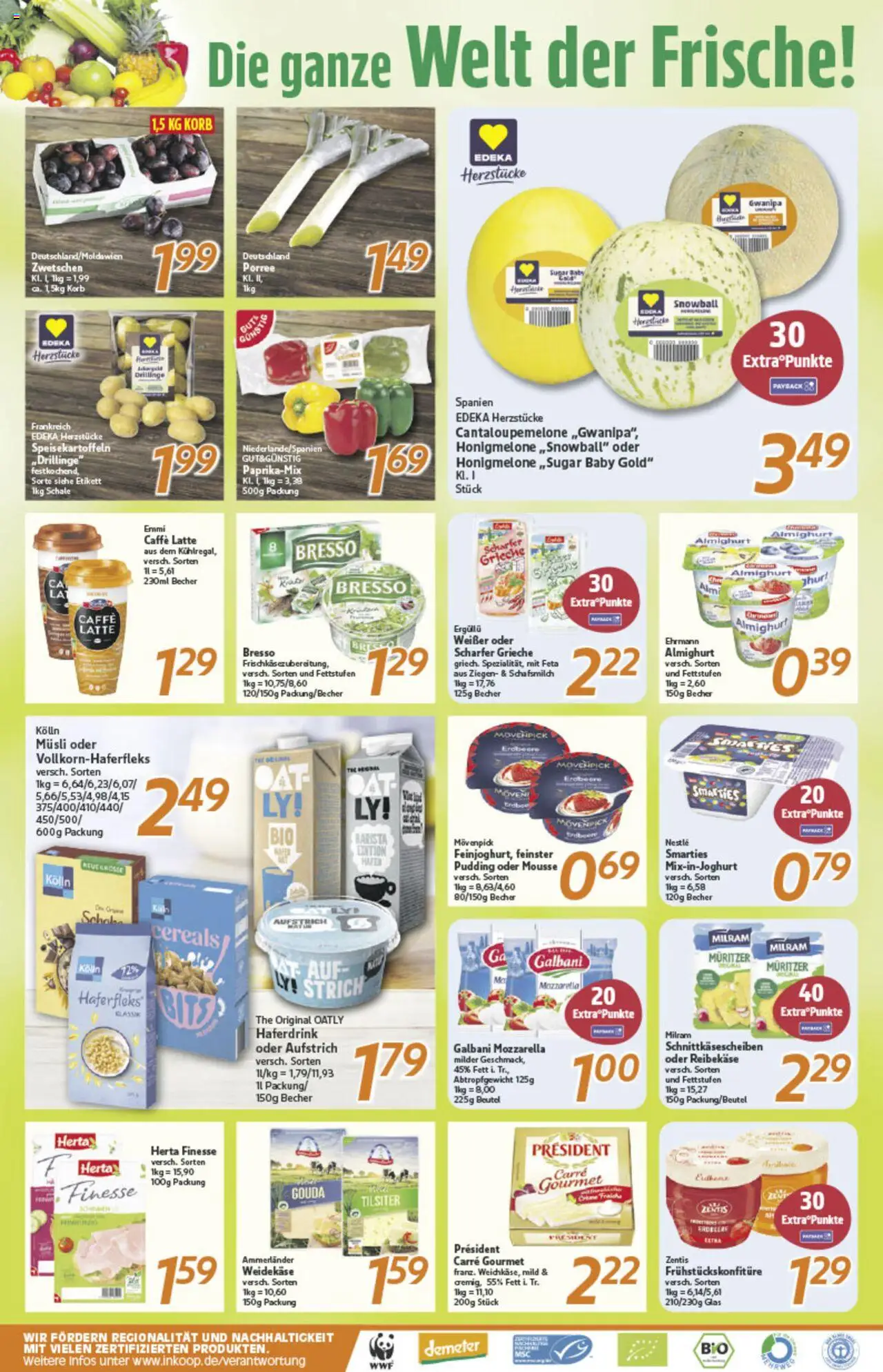 Inkoop Prospekt 	 - gültig ab dem 18.08.2025 | Seite: 2 | Produkte: Gouda, Korb, Bresso, Honigmelone