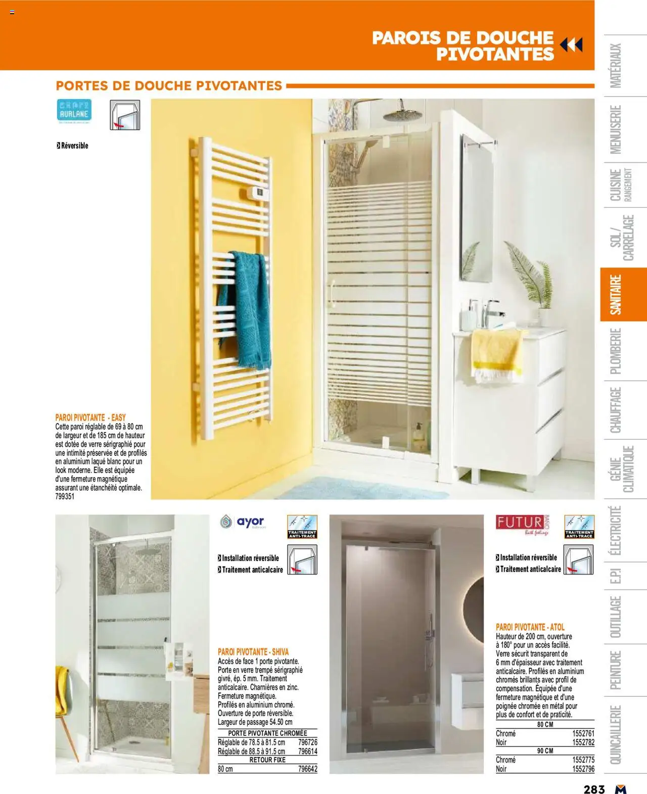  | Page: 283 | Produits: Porte, Laque, Portes, Douche