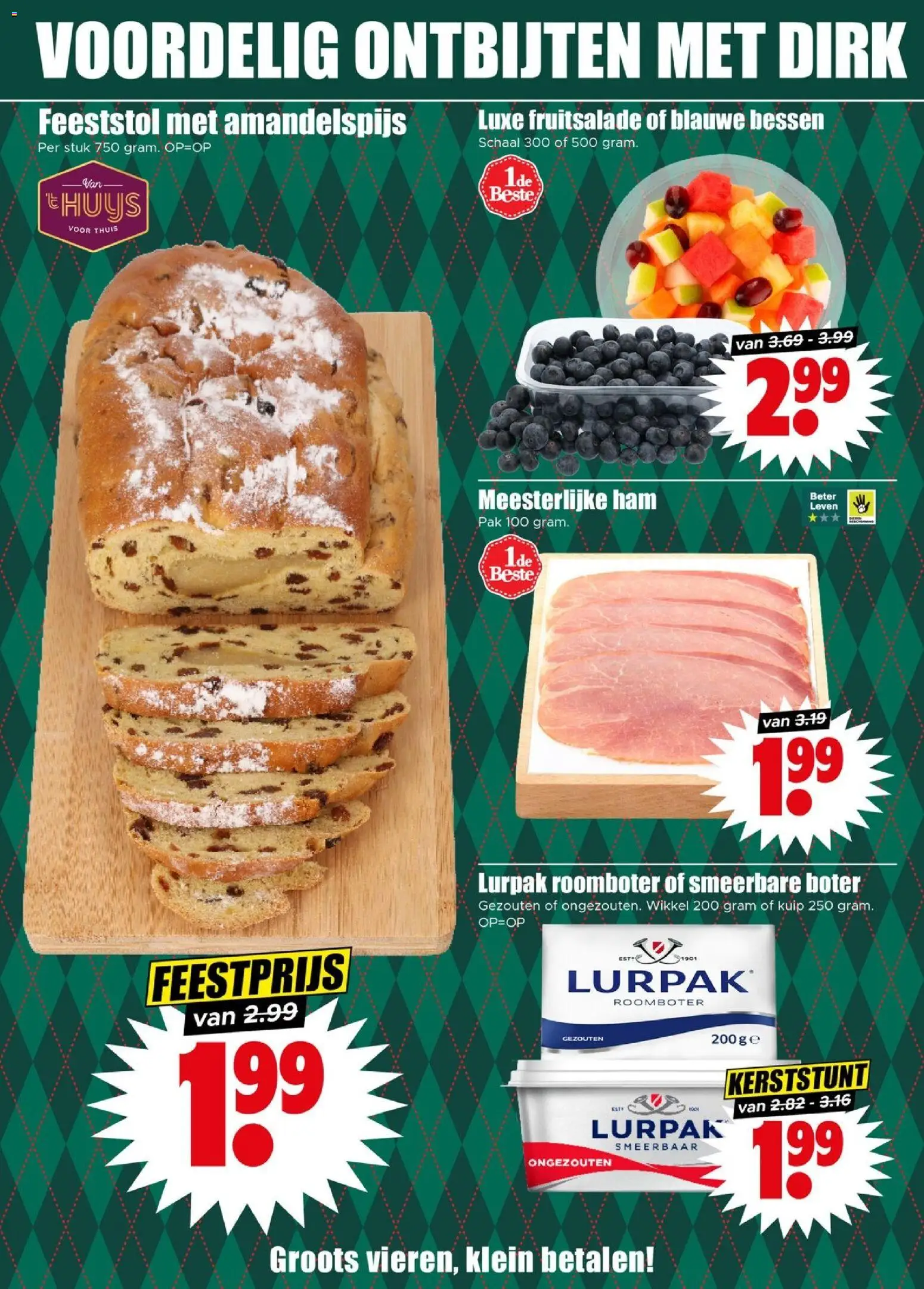 {H1} | Pagina: 4 | Producten: Boter, Ham, Schaal, Roomboter