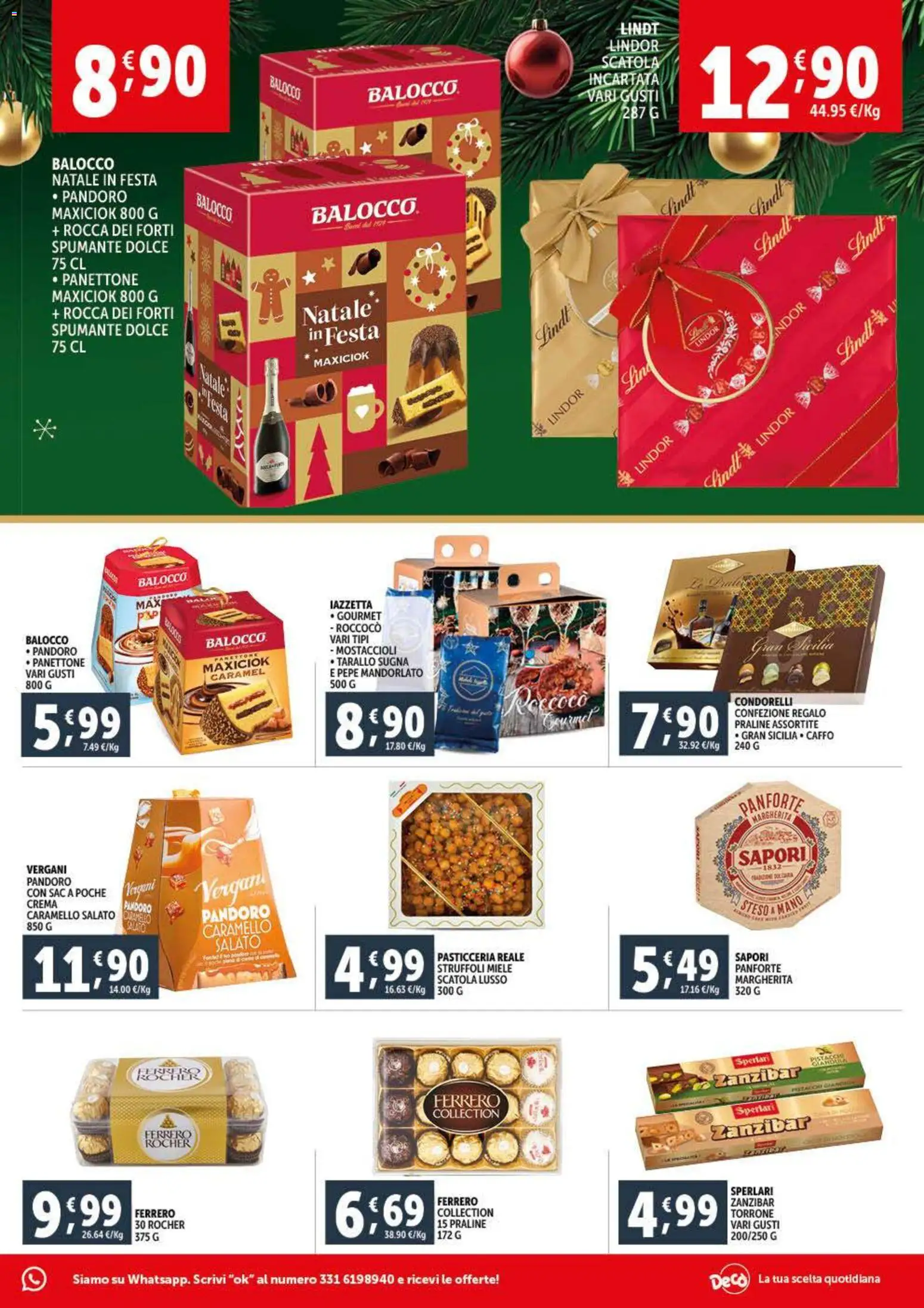 Volantino Decò del 15.12.2025 | Pagina: 3 | Prodotti: Crema, Pepe, Pandoro, Panettone