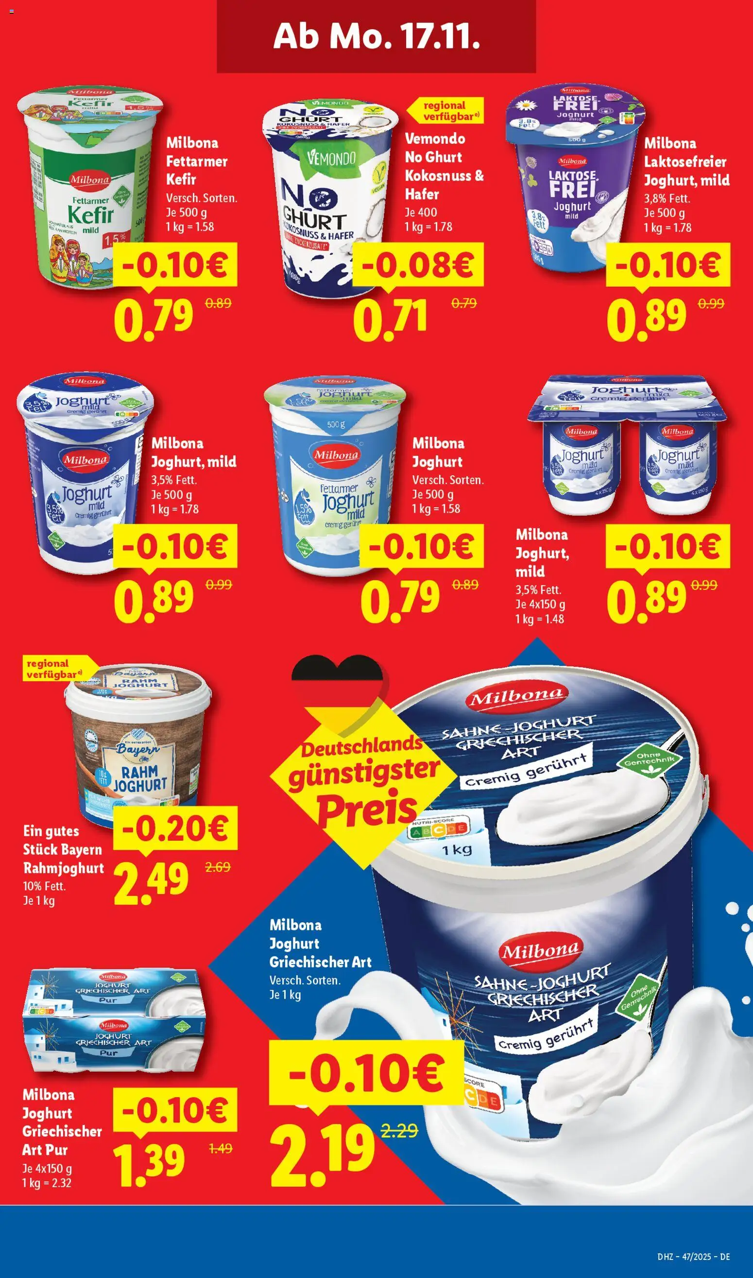Lidl - Black Friday – gültig ab 17.11.2025 | Seite: 5 | Produkte: Kefir, Joghurt