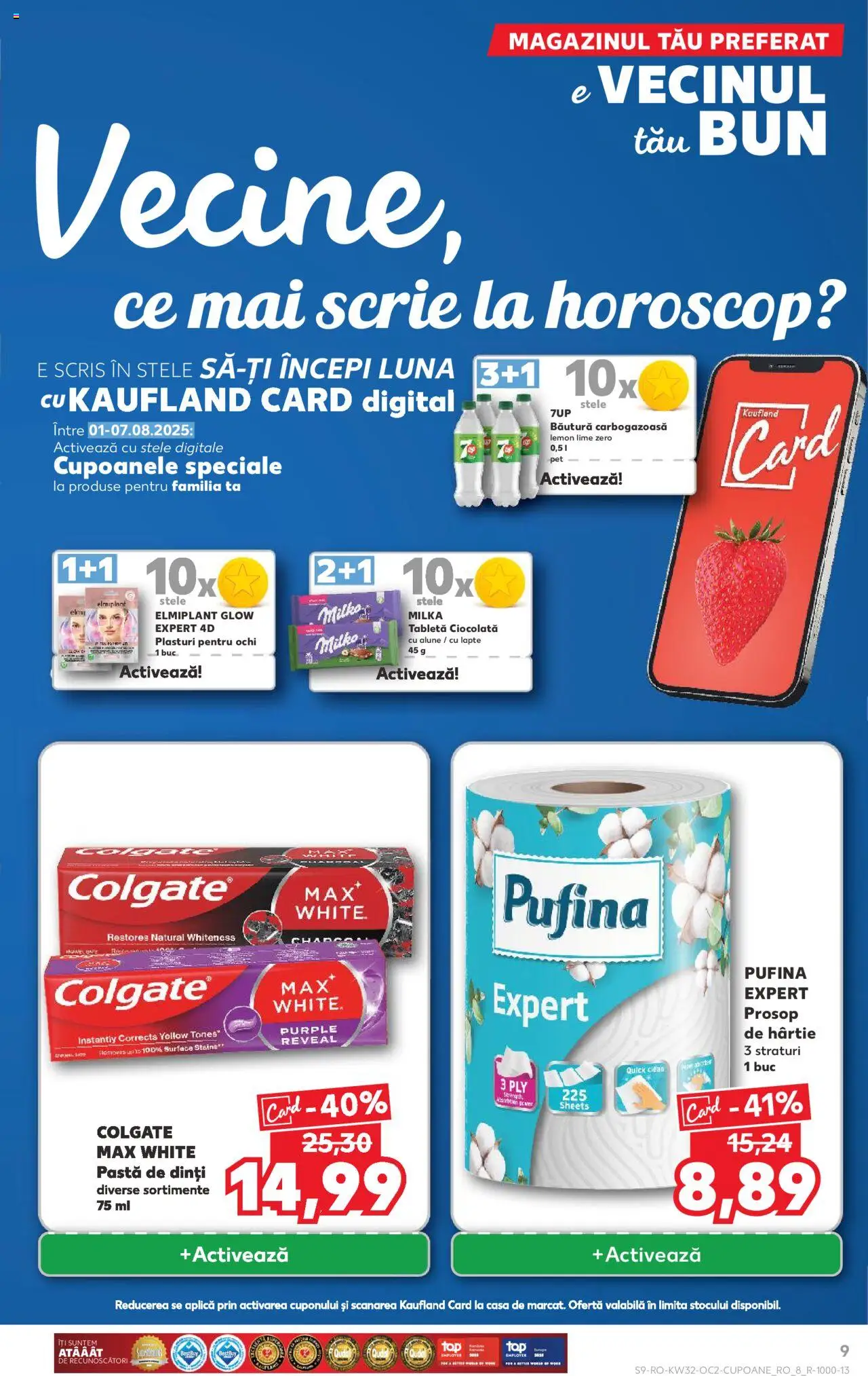 Catalog Kaufland - Tulcea – valabil de la 06.08.2025 | Pagină: 9 | Produse: Lime, Plasturi, Pomelo, Pastă de dinți