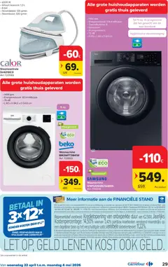 Carrefour folder week 17 - Voorbeeld van een folder van Carrefour, geldig van 22.04.2026 | Pagina: 29 | Producten: Boek, Wasmachine, Gewicht, Kaart